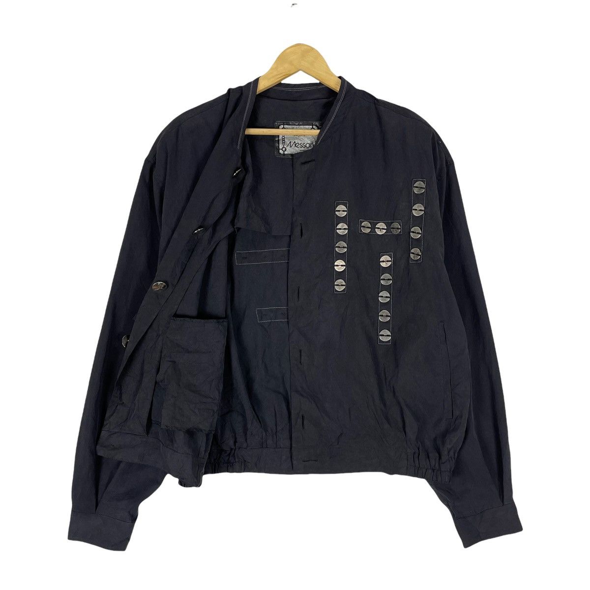 Other ☀️MESSORI ITALY BLING BUTTON LIGHT JACKET Size US XL / EU 56 / 4 - 6 Thumbnail