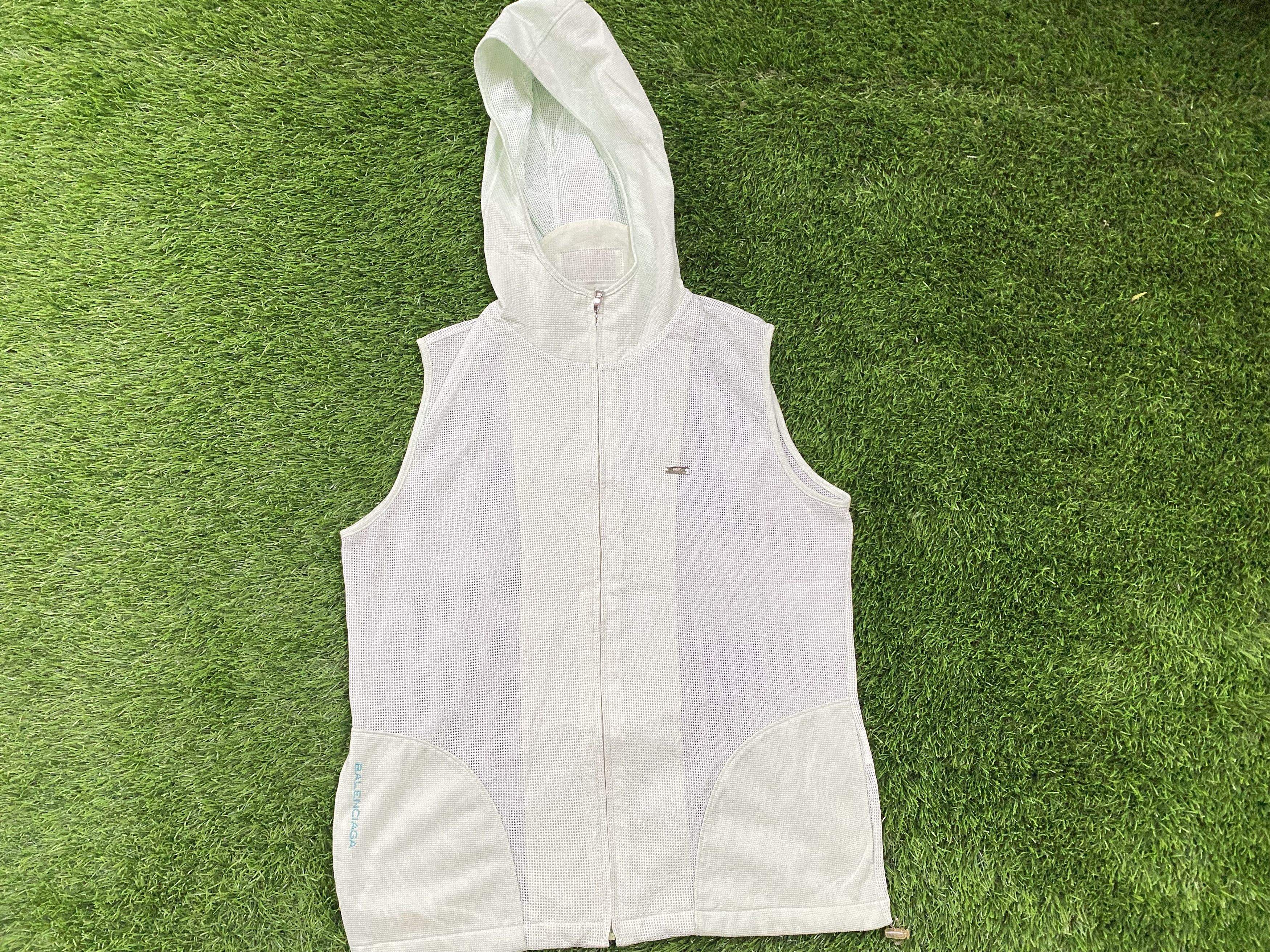 Balenciaga Vintage 90s Balenciaga Mesh Vest Size US M / EU 48-50 / 2 - 1 Thumbnail