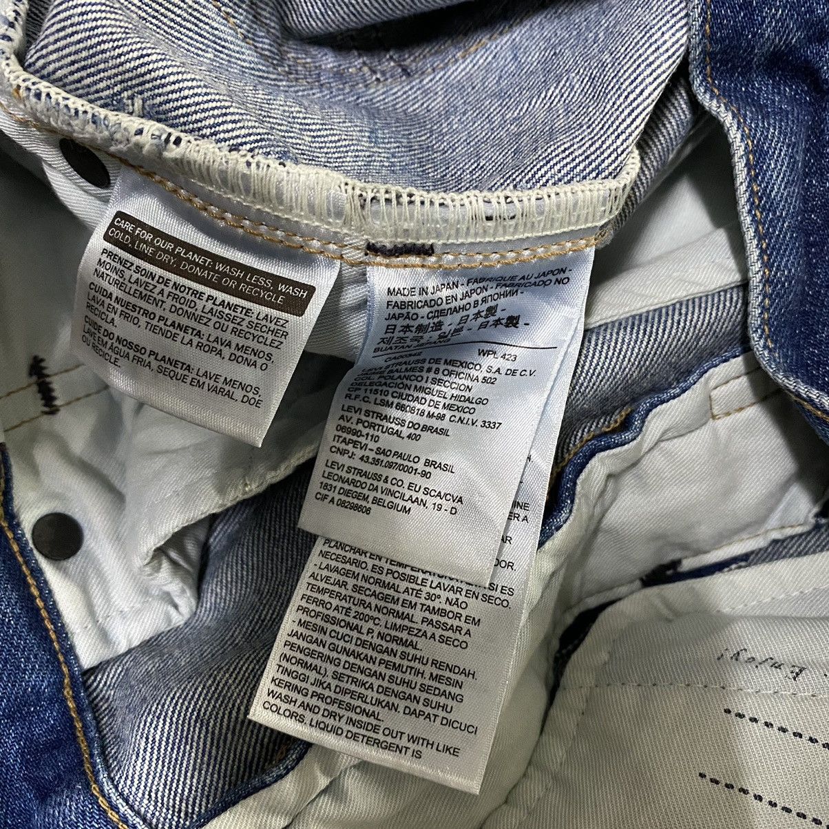 Levi's Levis 511 Slim Denim Selvedge Jeans 32x33 Size US 32 / EU 48 - 22 Thumbnail