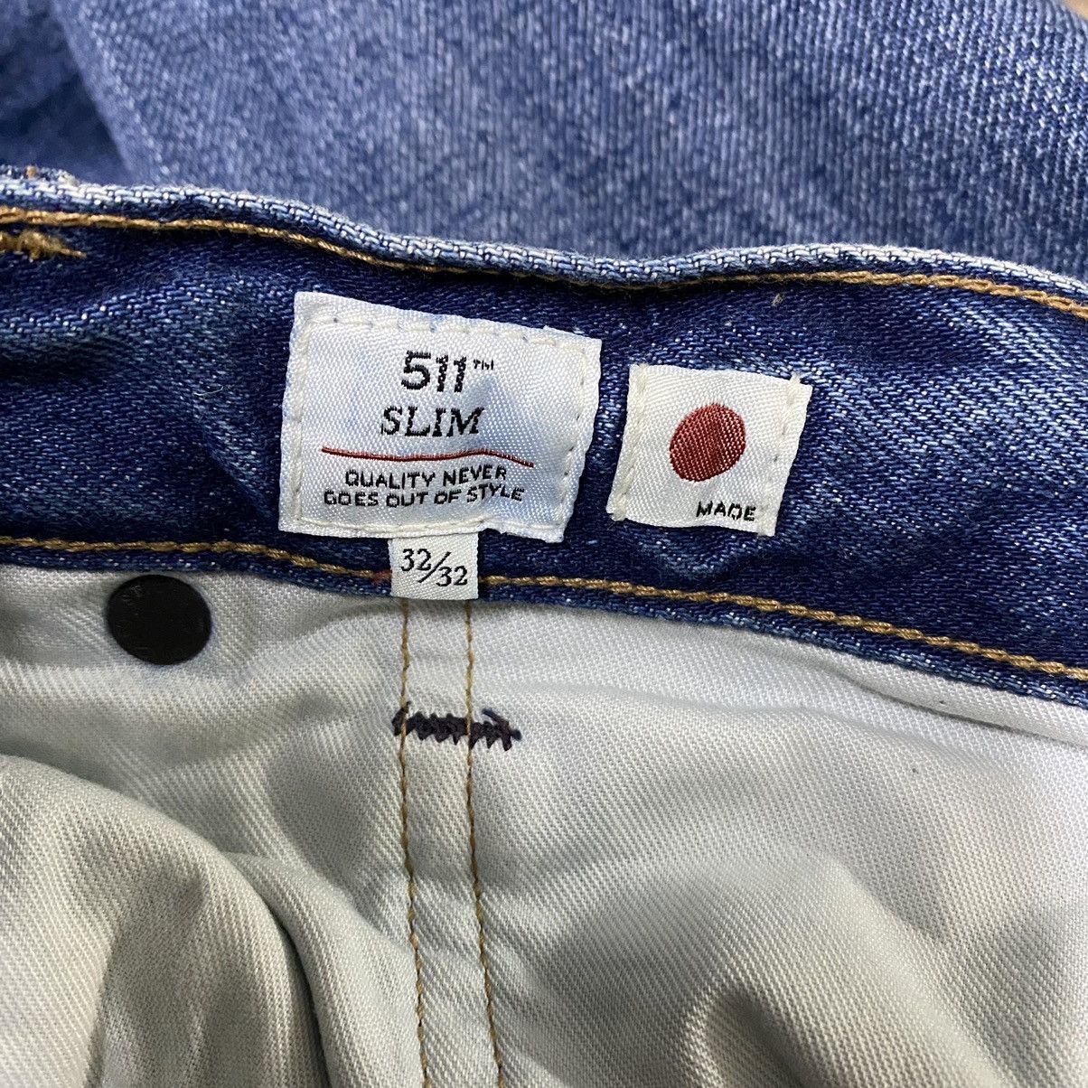 Levi's Levis 511 Slim Denim Selvedge Jeans 32x33 Size US 32 / EU 48 - 20 Thumbnail