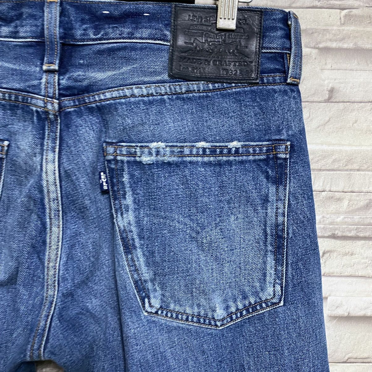Levi's Levis 511 Slim Denim Selvedge Jeans 32x33 Size US 32 / EU 48 - 15 Thumbnail