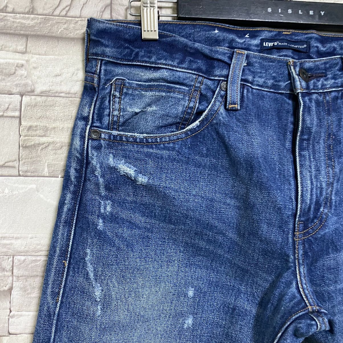 Levi's Levis 511 Slim Denim Selvedge Jeans 32x33 Size US 32 / EU 48 - 5 Thumbnail