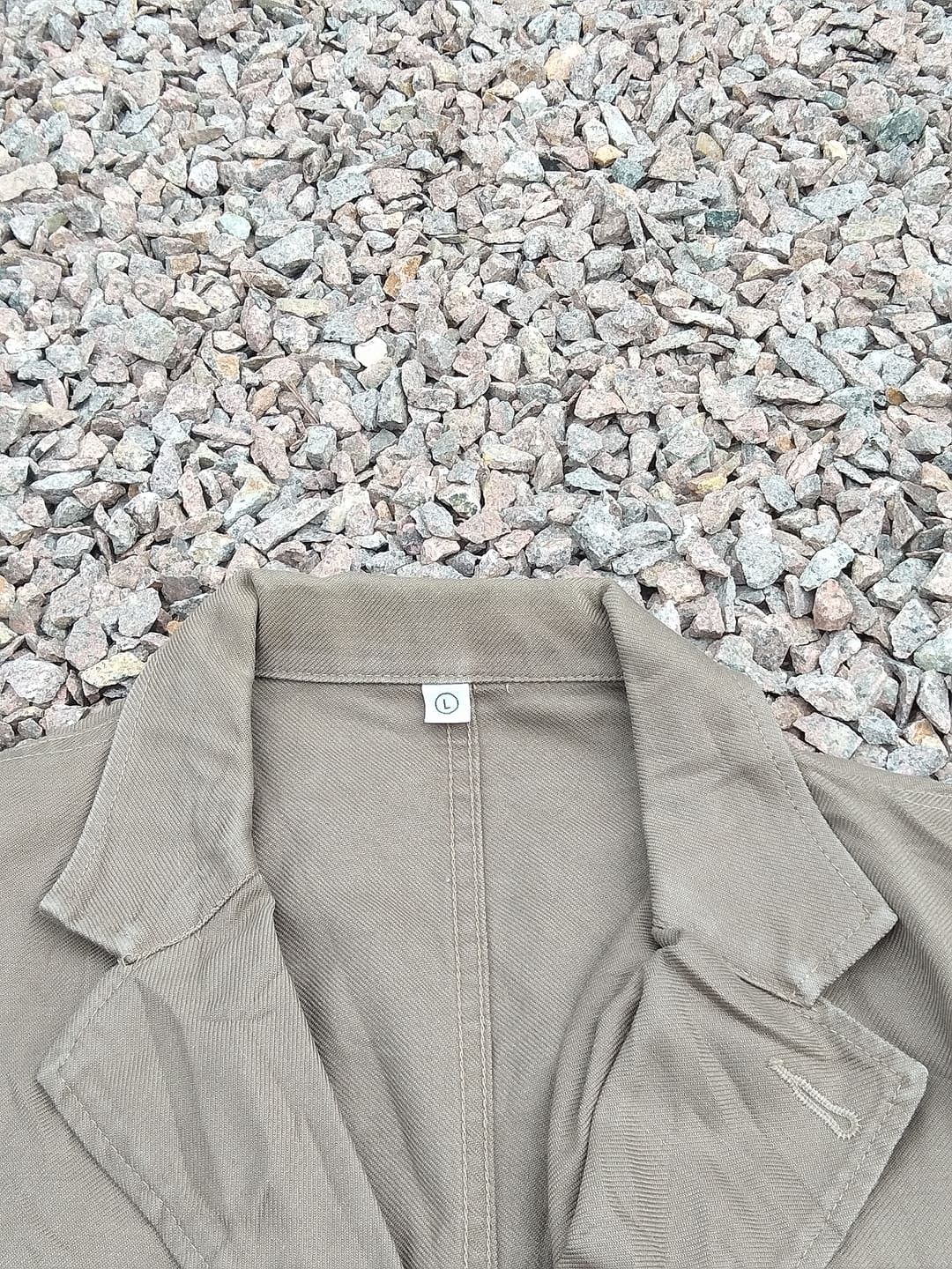 Japanese Brand UNIQLO BROWN DENIM BLAZER Size US L / EU 52-54 / 3 - 3 Thumbnail