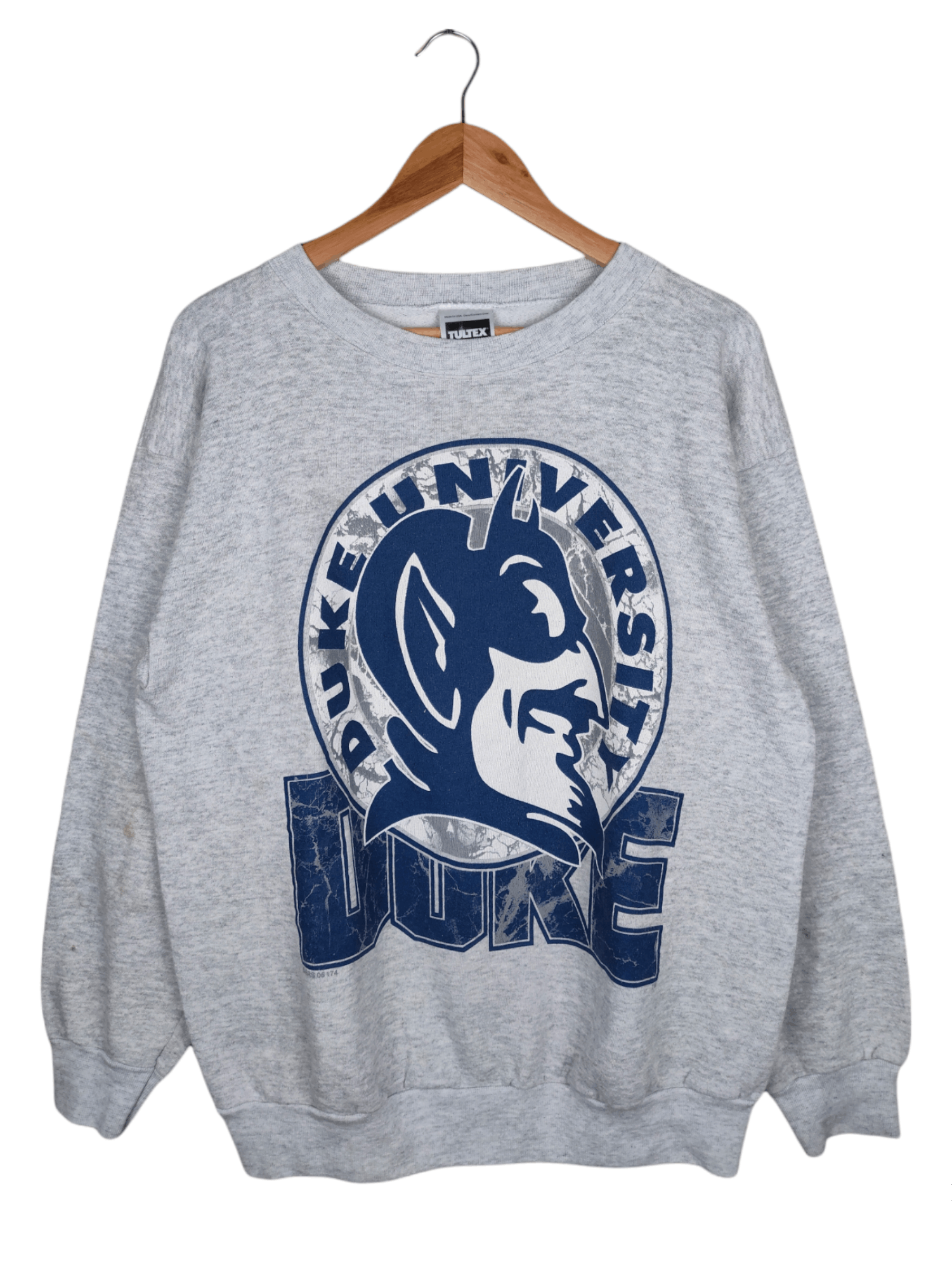 Vintage Vintage Duke University Blue Devil Sweatshirt Size US L / EU 52-54 / 3 - 1 Thumbnail