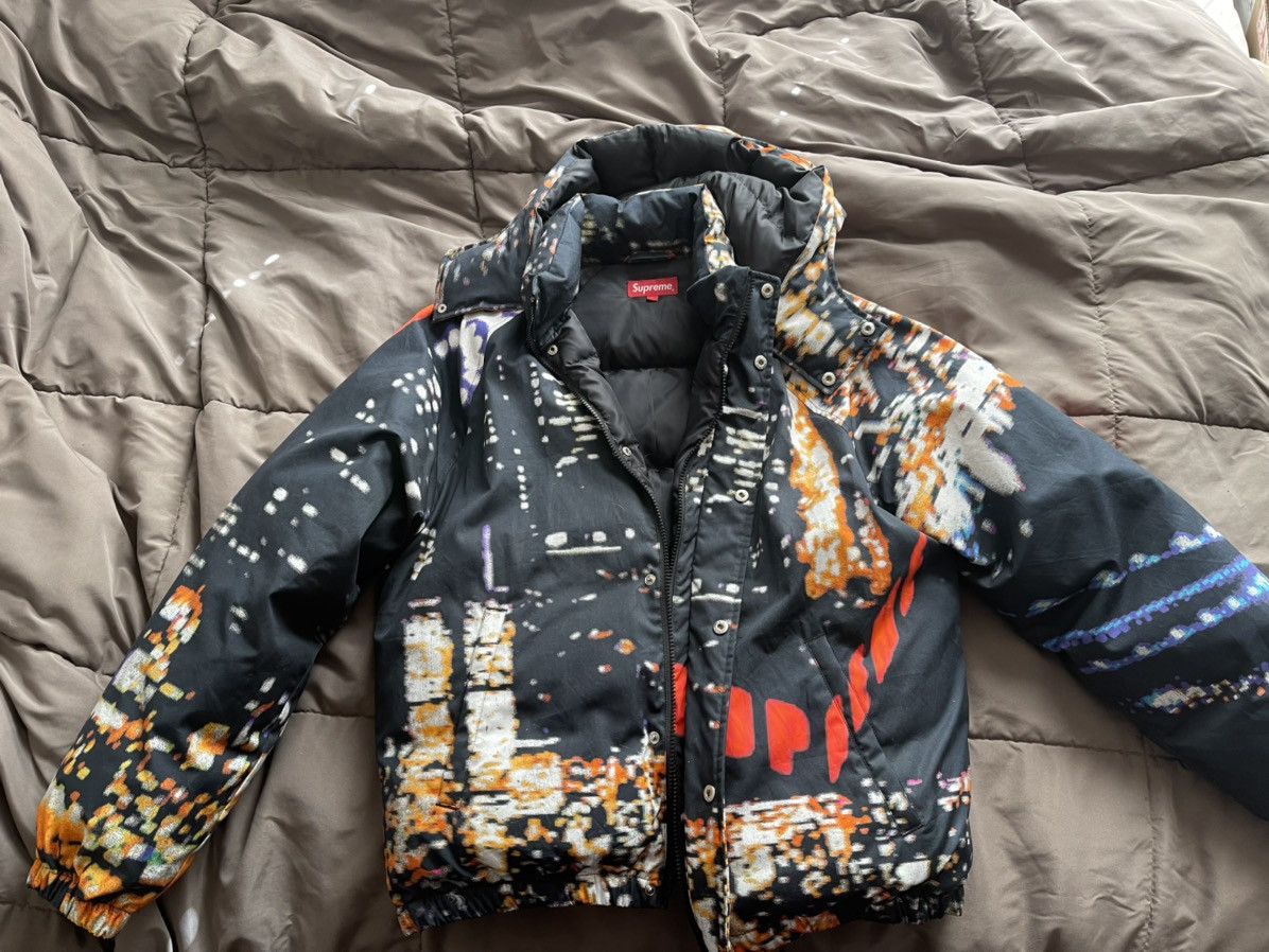 Supreme Supreme City Lights Puffy Jacket Grailed