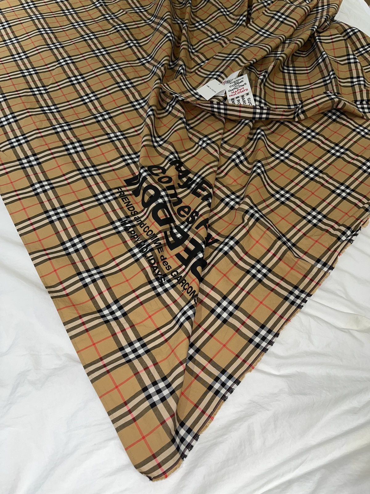 Burberry Burberry x Comme des Garçons 2018 Capsule Scarf Size ONE SIZE - 6 Thumbnail