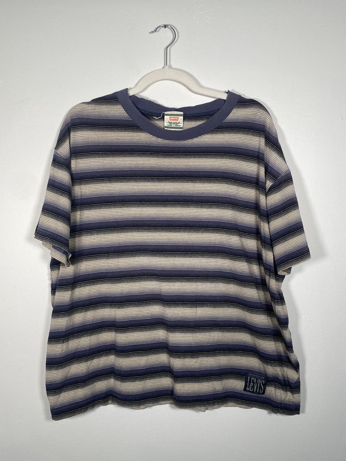 Vintage Striped T-Shirt Size US L / EU 52-54 / 3 - 1 Preview