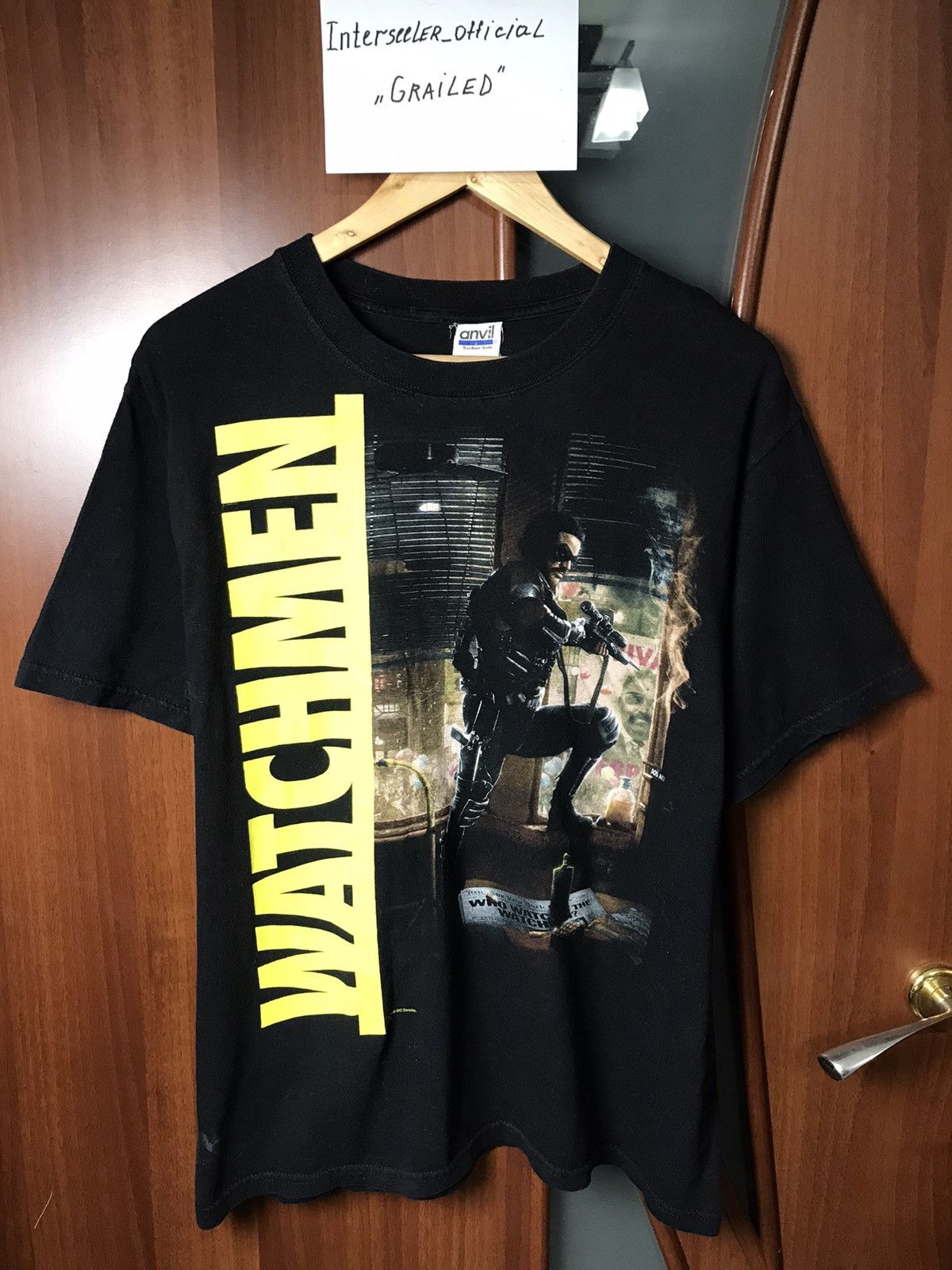 Anvil × Vintage VTG 2009 Watchmen Movie Promo Tee Size US M / EU 48-50 / 2 - 1 Thumbnail