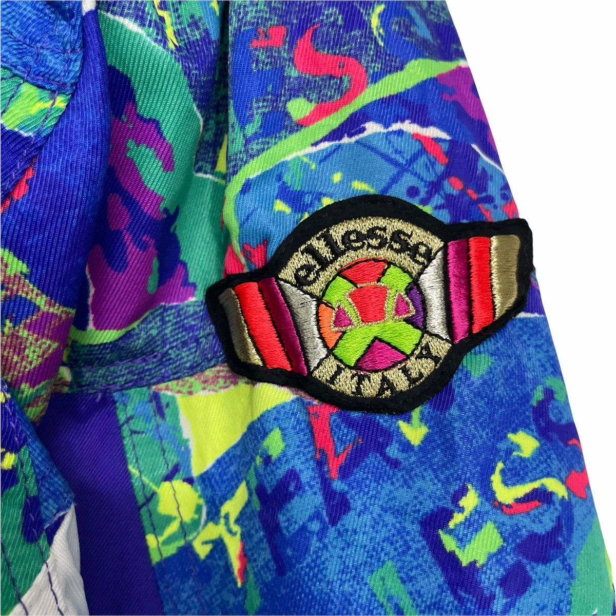 💥80s ELLESE TACTICAL MULTICOLOUR SKI JACKET