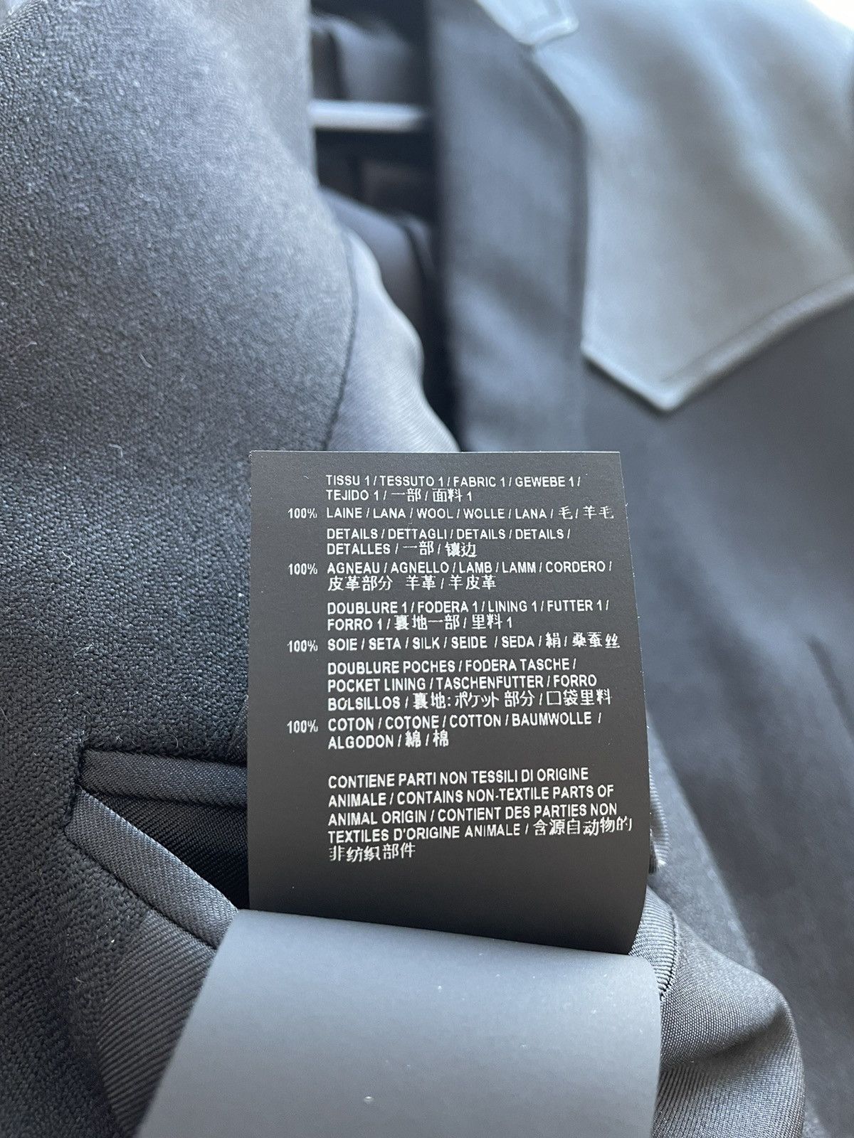 Hedi Slimane $4k+ Super Runway Travis Scott Leather Blazer Size US XL / EU 56 / 4 - 9 Thumbnail