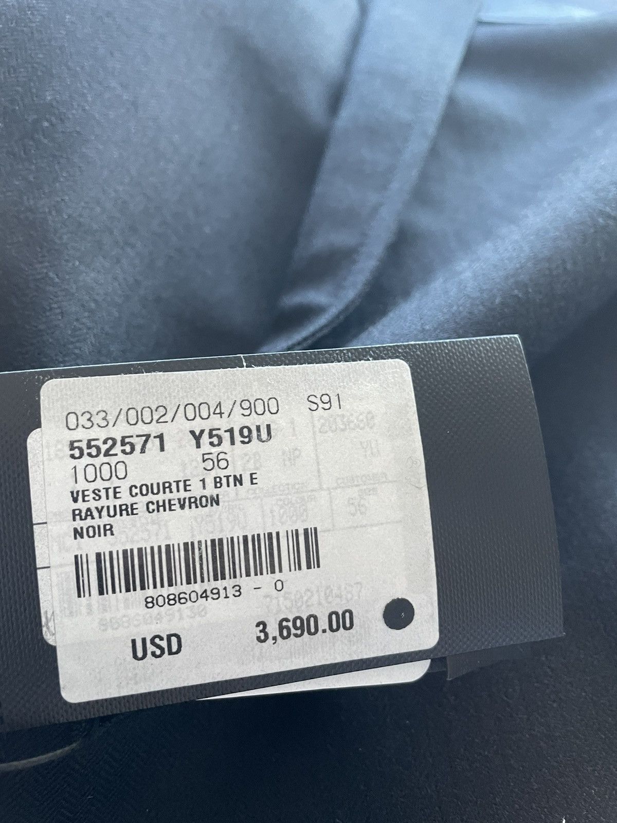 Hedi Slimane $4k+ Super Runway Travis Scott Leather Blazer Size US XL / EU 56 / 4 - 4 Thumbnail