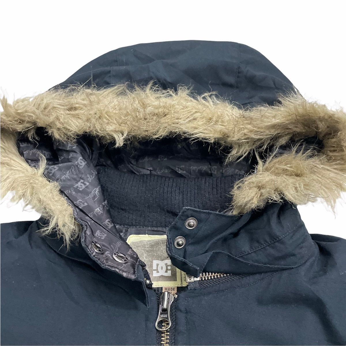 DC 💥CROPPED DCSHOECOUSA FURRY BOMBER JACKET Size M / US 6-8 / IT 42-44 - 5 Thumbnail