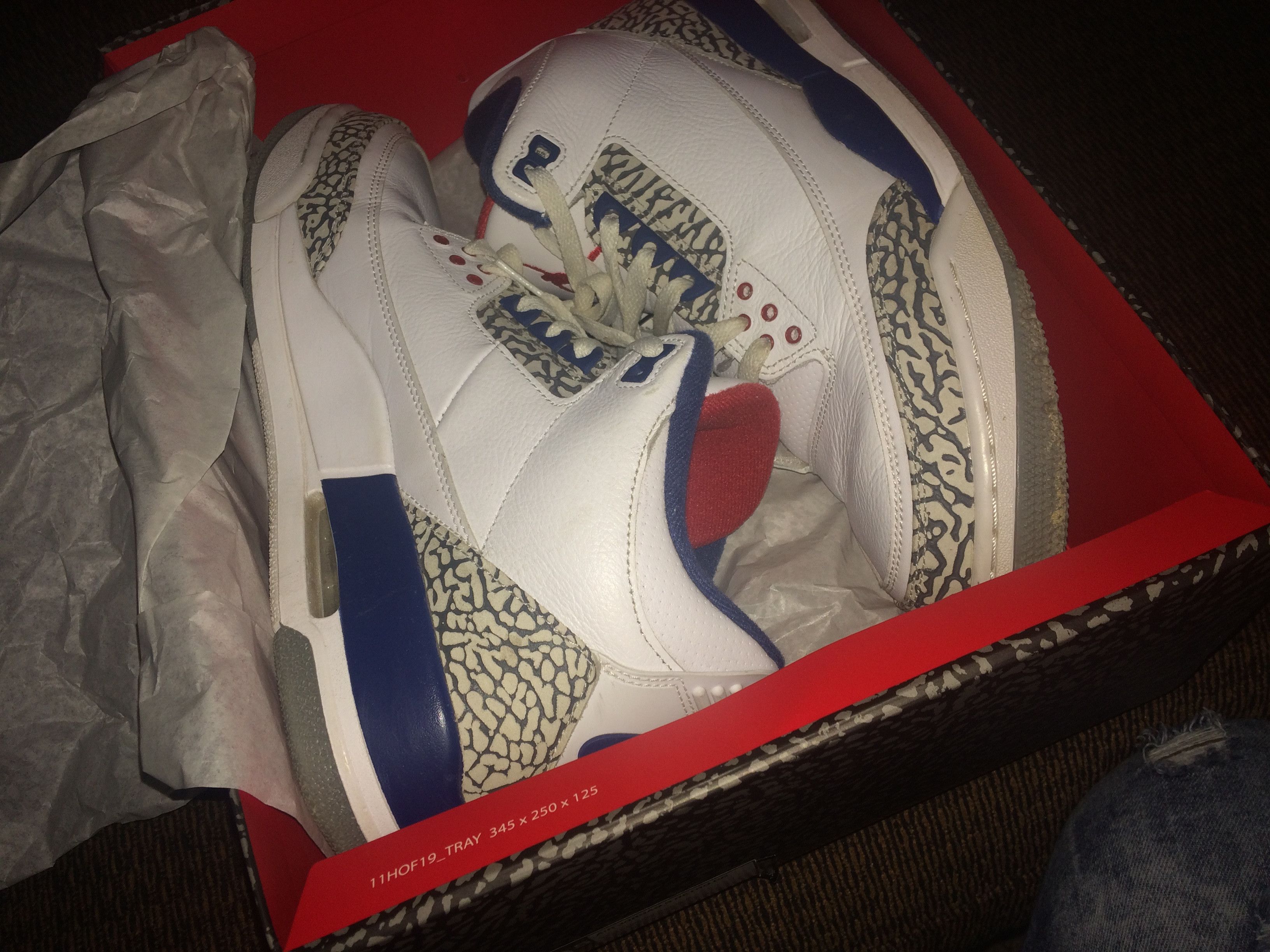 Jordan retro 3 true blue