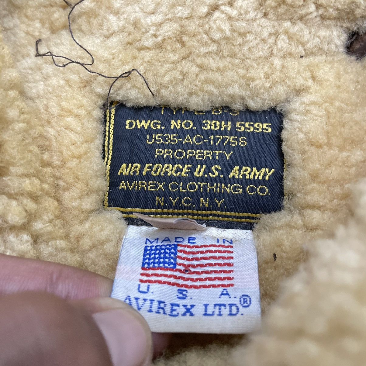 Avirex 💥VERY RARE VTG AVIREX B3 LIMITED EDITION LABOR AD FUTURUM Size US L / EU 52-54 / 3 - 11 Thumbnail