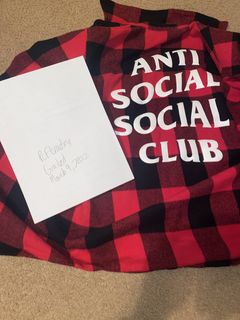 Anti Social Social Club Flannel | Grailed