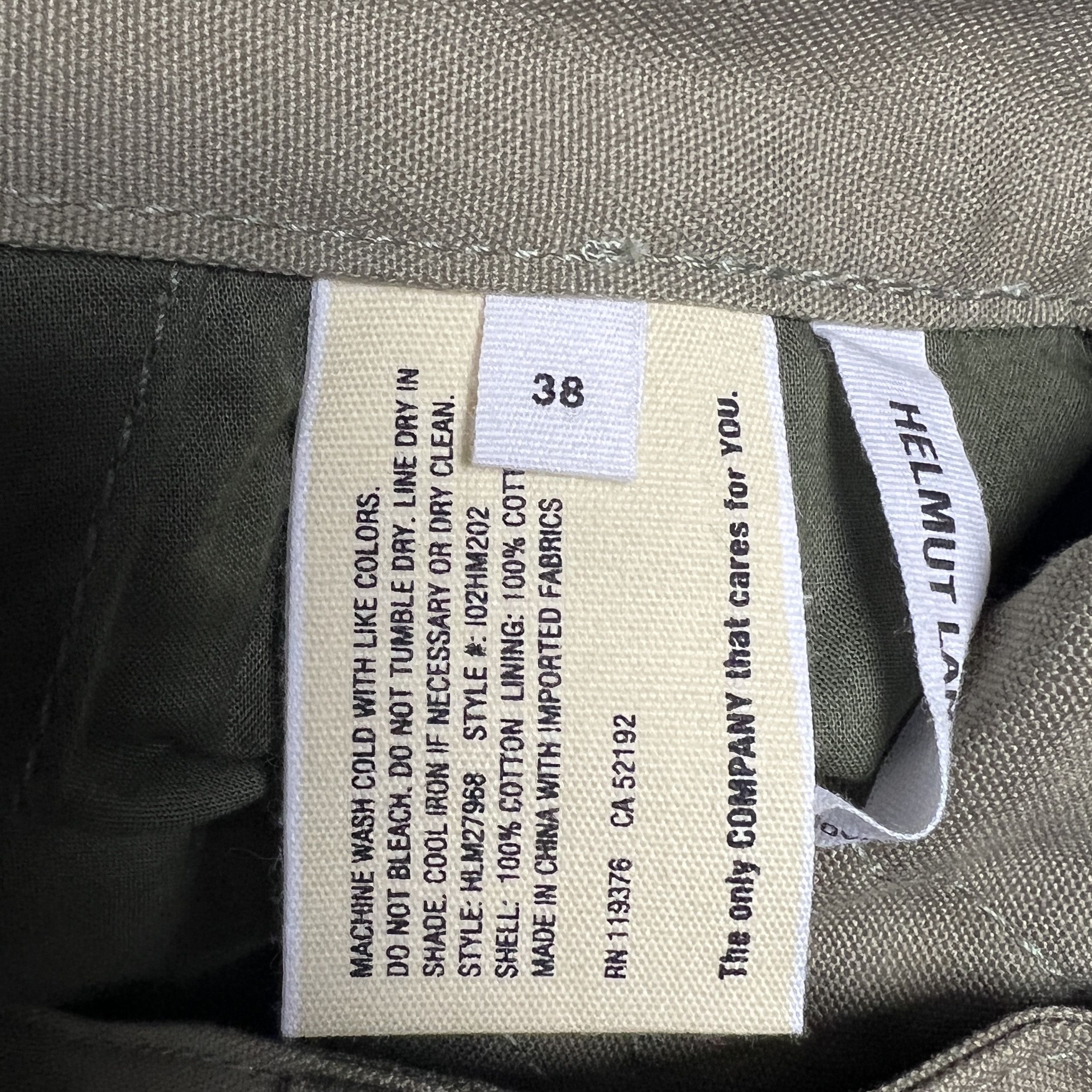 Helmut Lang Helmut Lang Carpenter Pant 'Army' Size US 38 / EU 54 - 5 Thumbnail