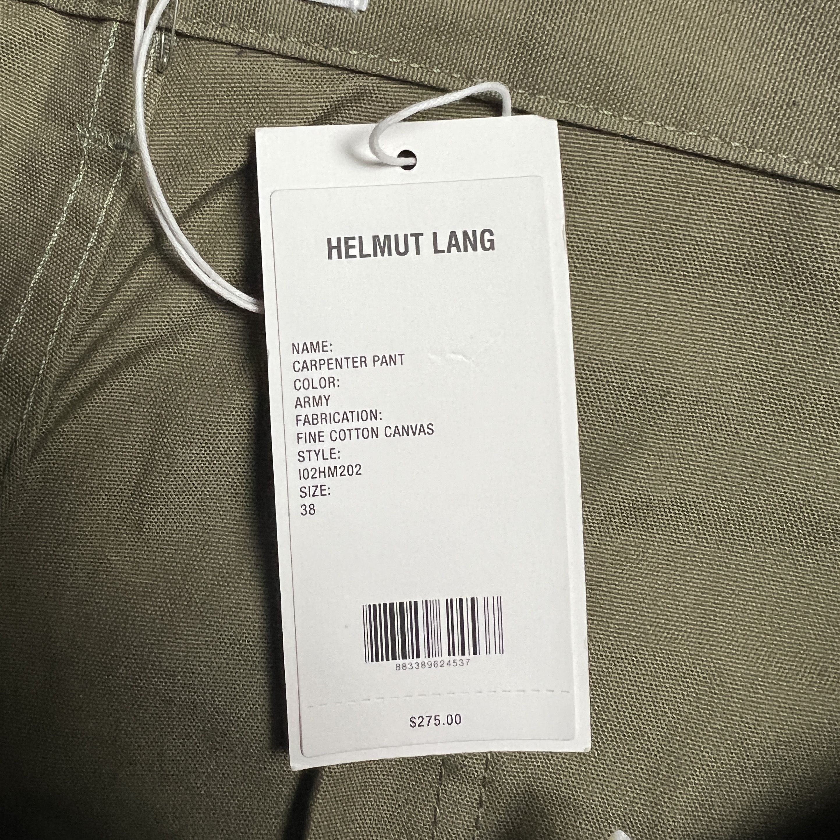 Helmut Lang Helmut Lang Carpenter Pant 'Army' Size US 38 / EU 54 - 6 Thumbnail