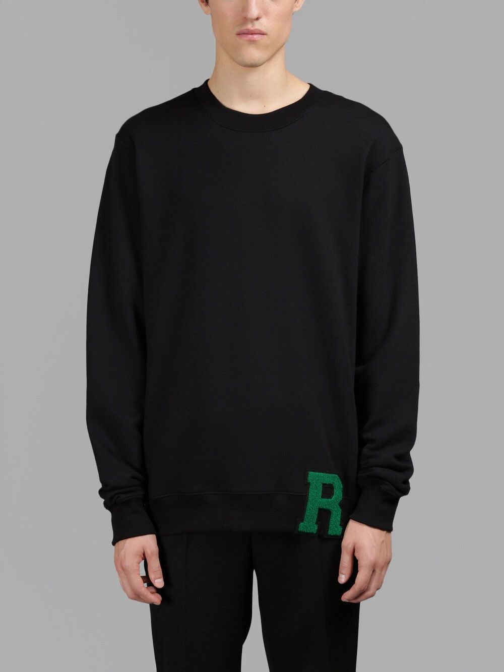 Raf simons patch sweater hot sale