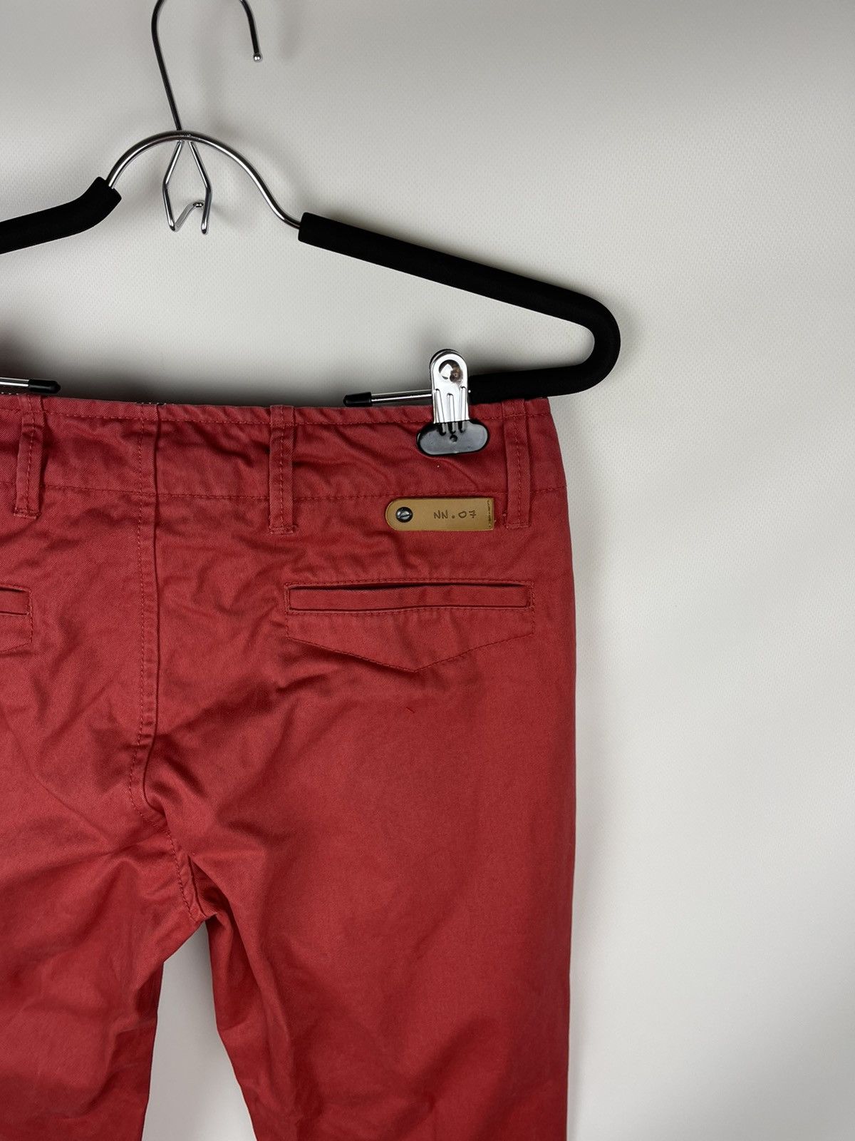 NN07 No Nationality NN07 red denim chino pants logo trousers Size US 29 - 9 Thumbnail