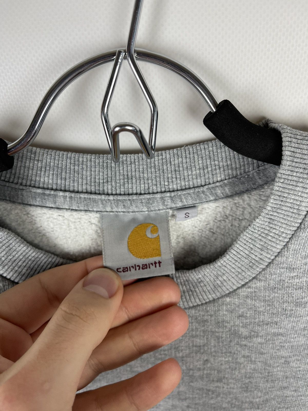Carhartt Carhartt Eaton Pocket sweat sweatshirt grey logo Size US S / EU 44-46 / 1 - 6 Thumbnail