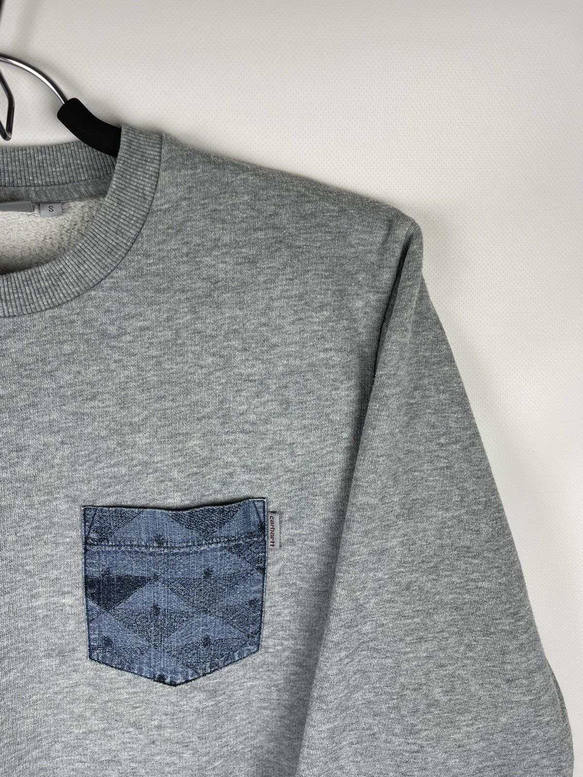Carhartt Carhartt Eaton Pocket sweat sweatshirt grey logo Size US S / EU 44-46 / 1 - 4 Thumbnail