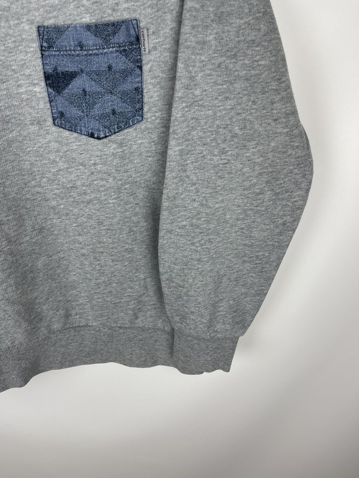 Carhartt Carhartt Eaton Pocket sweat sweatshirt grey logo Size US S / EU 44-46 / 1 - 5 Thumbnail