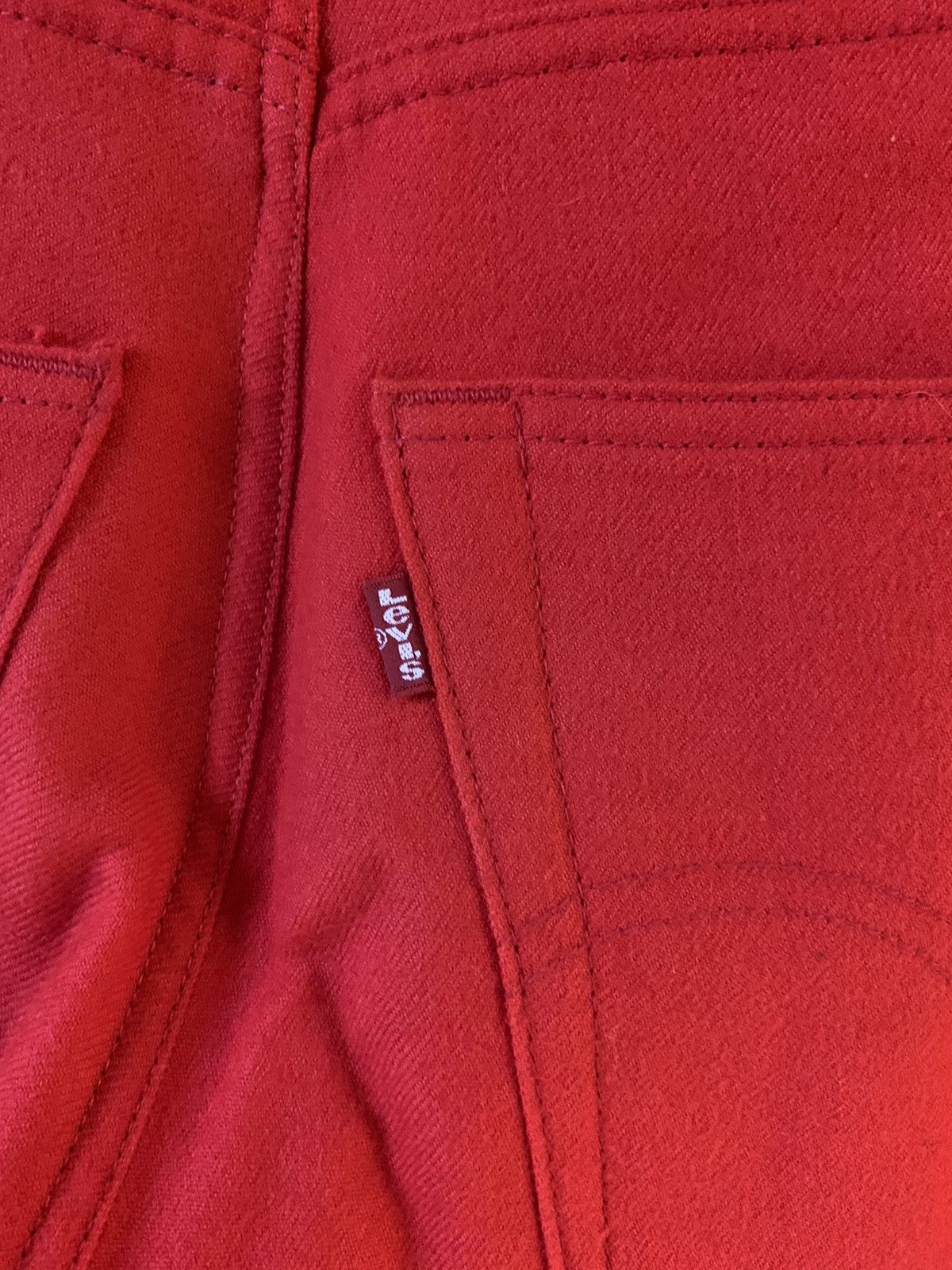 Junya Watanabe × Levi's Junya Watanabe X Levi’s Hornets Red Wool Pants Size US 30 / EU 46 - 4 Thumbnail