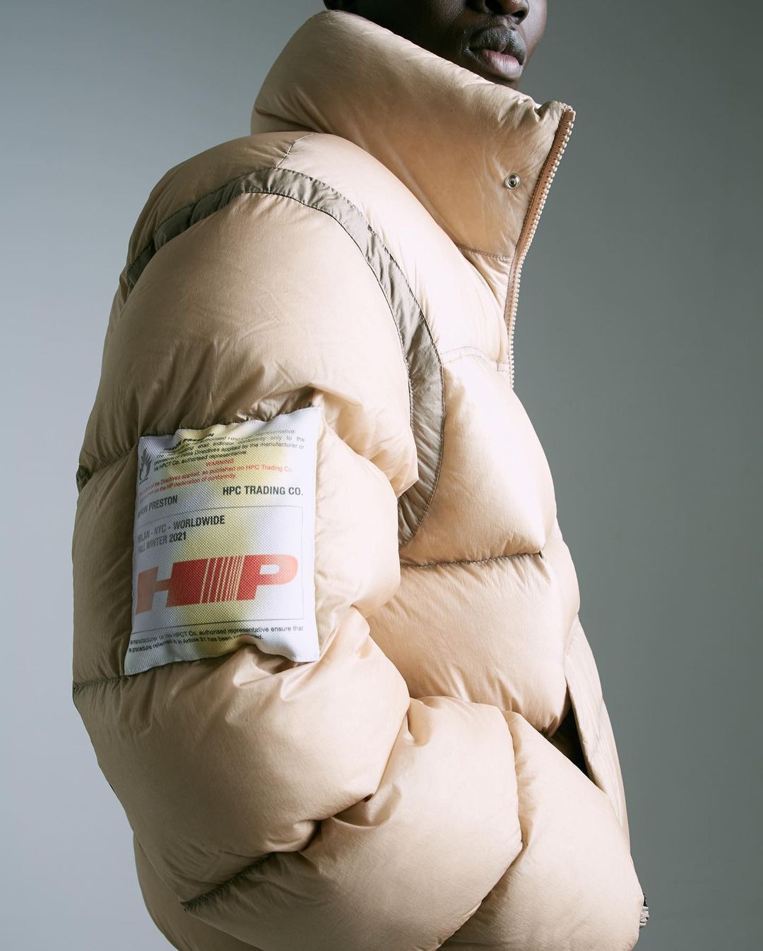 Heron Preston Heron Preston Puffer Jacket “Beige” Size US M / EU 48-50 / 2 - 4 Thumbnail