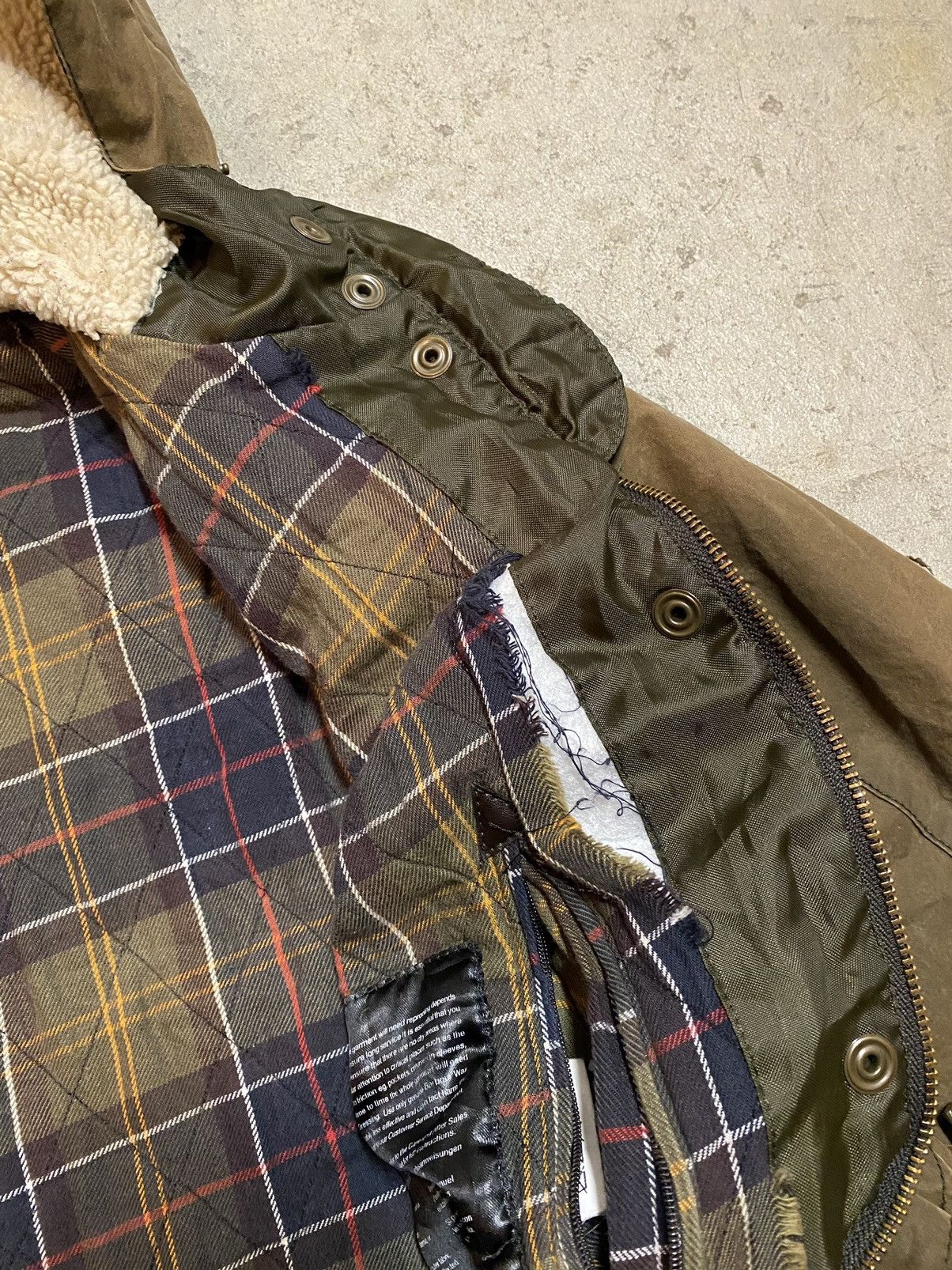 Barbour × Vintage Barbour Kelsall Wax Parka Jacket Brown UK 14 US 10 Size Size XL / US 12-14 / IT 48-50 - 15 Thumbnail