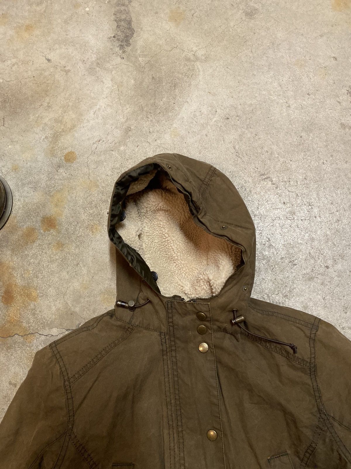 Barbour × Vintage Barbour Kelsall Wax Parka Jacket Brown UK 14 US 10 Size Size XL / US 12-14 / IT 48-50 - 16 Thumbnail