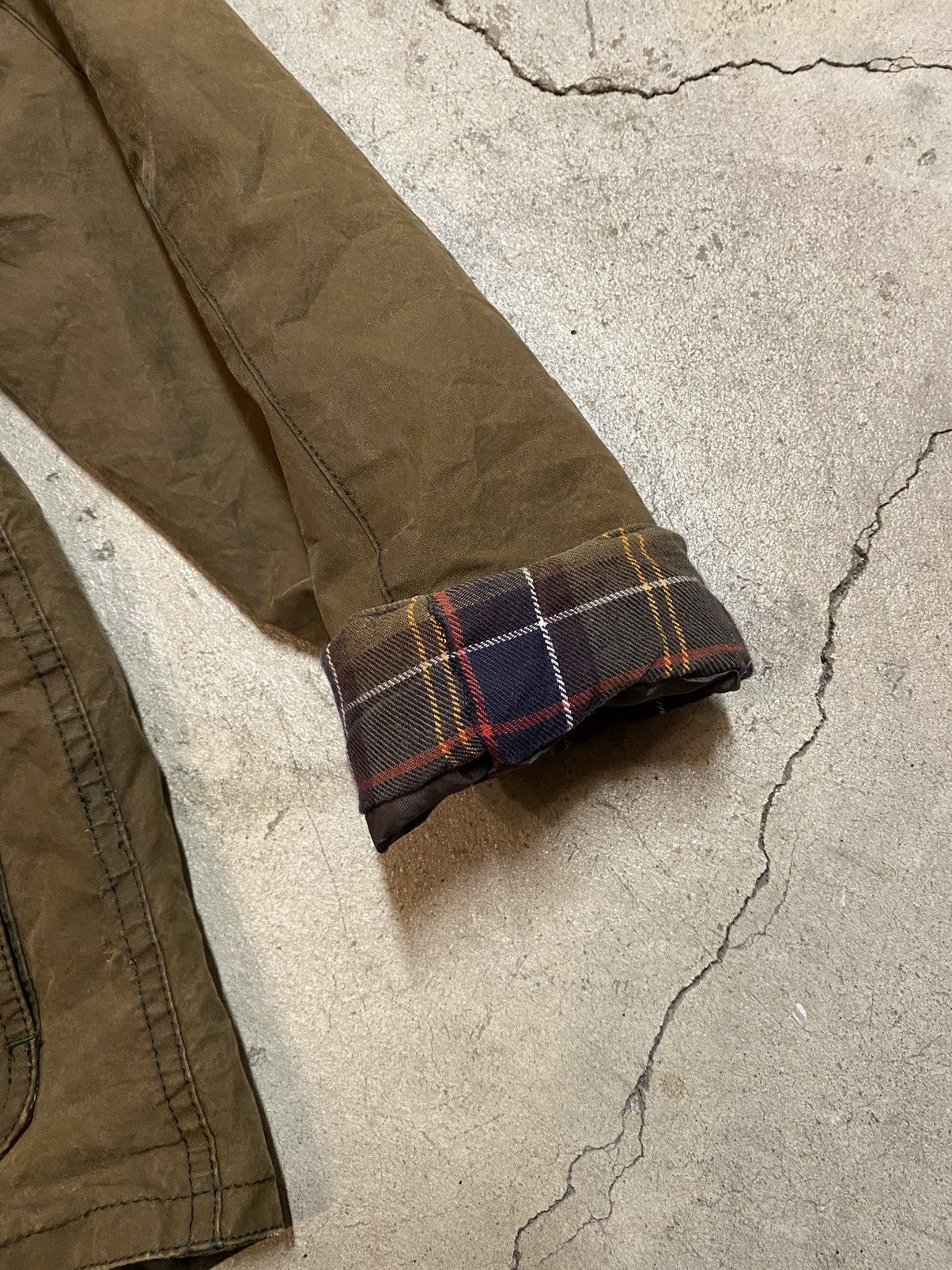 Barbour × Vintage Barbour Kelsall Wax Parka Jacket Brown UK 14 US 10 Size Size XL / US 12-14 / IT 48-50 - 5 Thumbnail