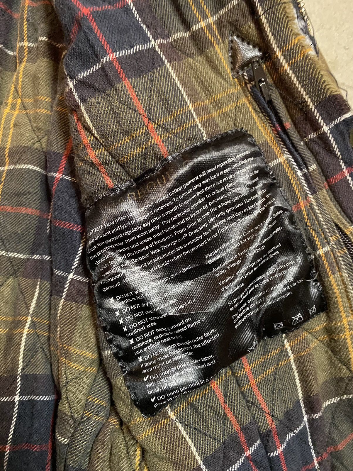 Barbour × Vintage Barbour Kelsall Wax Parka Jacket Brown UK 14 US 10 Size Size XL / US 12-14 / IT 48-50 - 12 Thumbnail