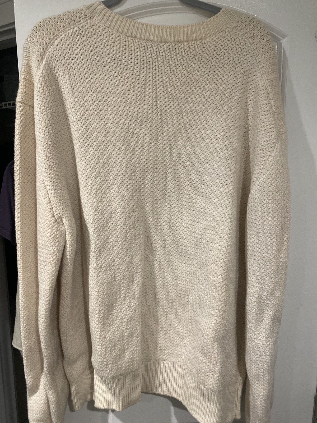 Dolce & Gabbana DOLCE & GABANNA Cream Sweater Size US XL / EU 56 / 4 - 4 Thumbnail