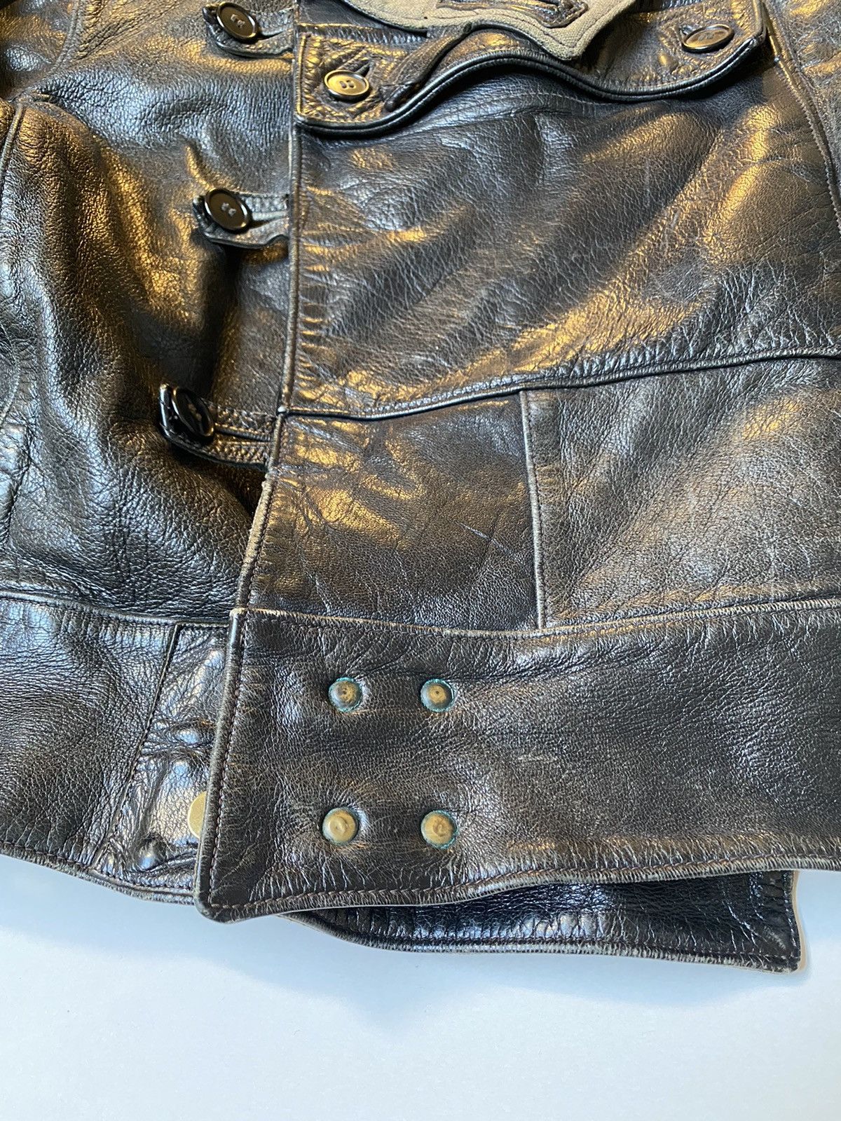 Military × Rare × Vintage Last Price 60's Swedish Leather