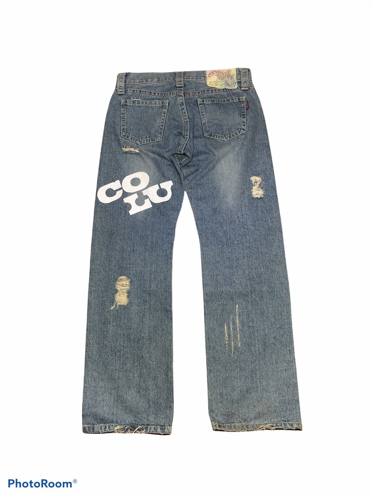 Japanese Brand Japanese Brand Co & Lu Distressed Denim Jeans Size US 30 / EU 46 - 2 Thumbnail