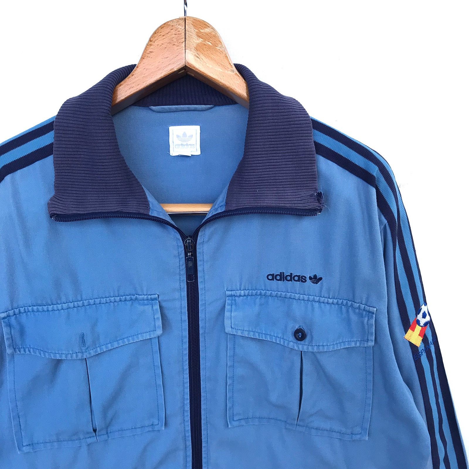 Adidas Vintage Adidas Espana 1982 Football Friendly Japan/Spain Size US M / EU 48-50 / 2 - 3 Thumbnail