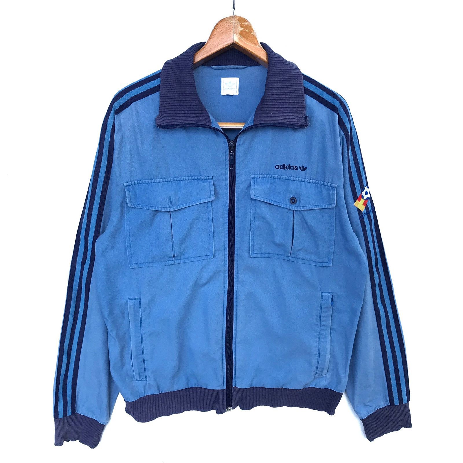Adidas Vintage Adidas Espana 1982 Football Friendly Japan/Spain Size US M / EU 48-50 / 2 - 1 Thumbnail
