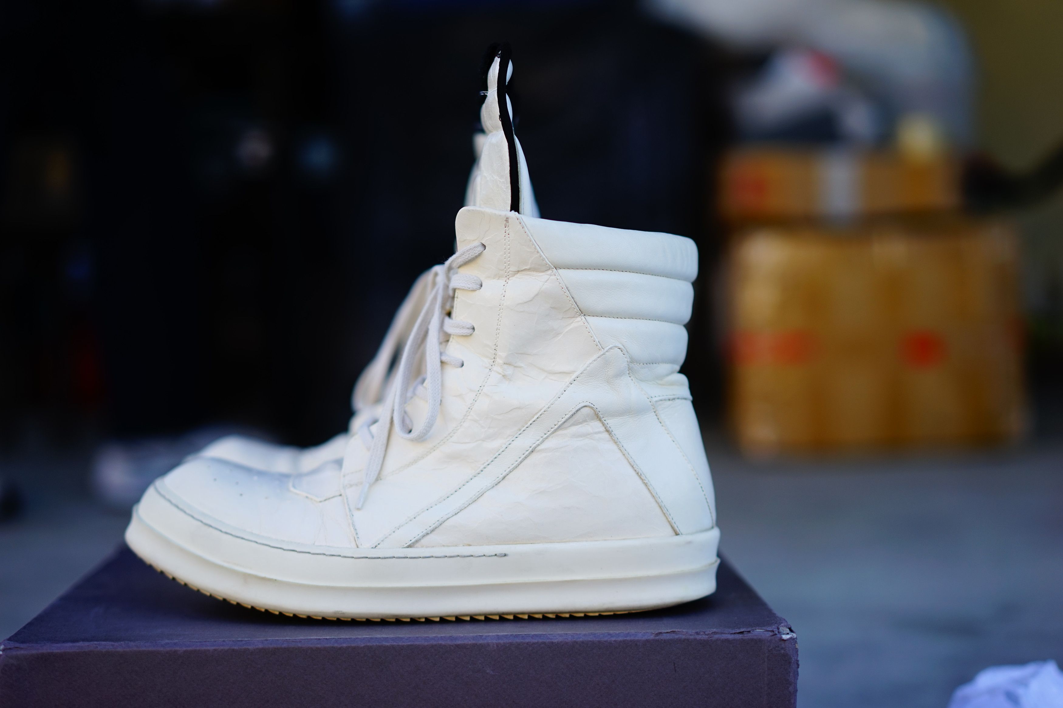 Rick Owens Rick Owens Geobasket Deerskin | Grailed