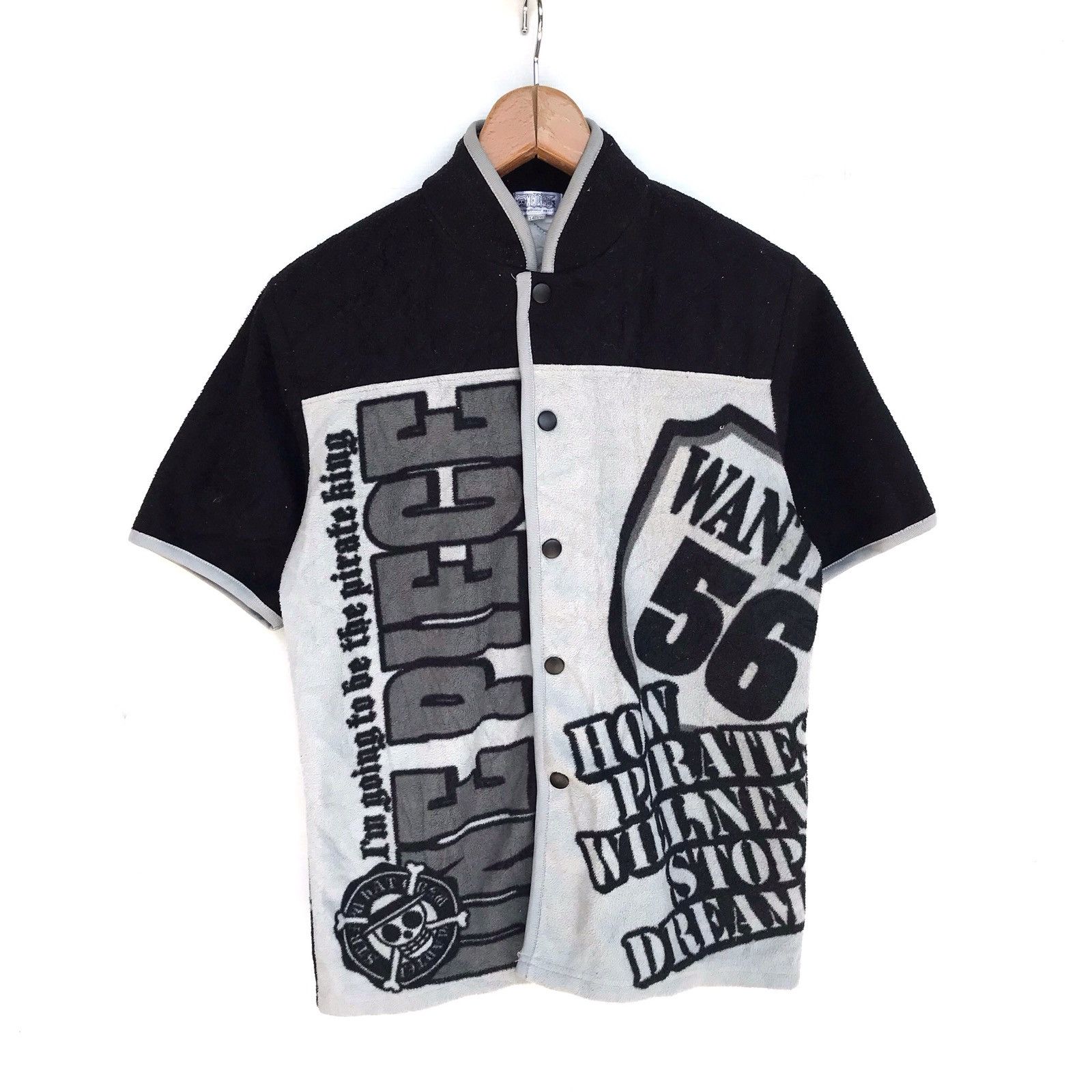 One Piece One Piece Wool Woven Button Ups Shirt Design Full Print Size US S / EU 44-46 / 1 - 1 Thumbnail