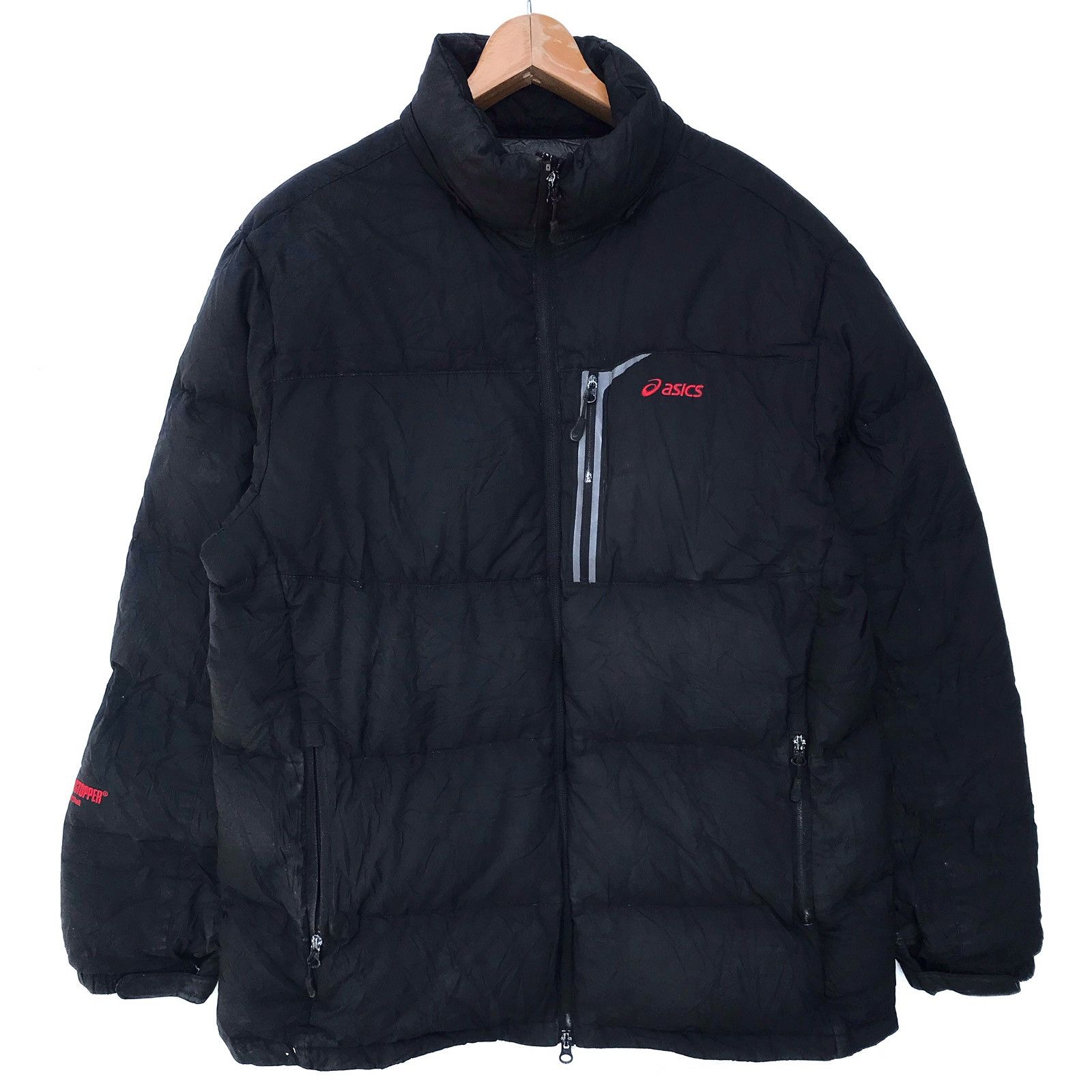 Asics Vintage Asics Puffer Jacket Size US L / EU 52-54 / 3 - 1 Thumbnail