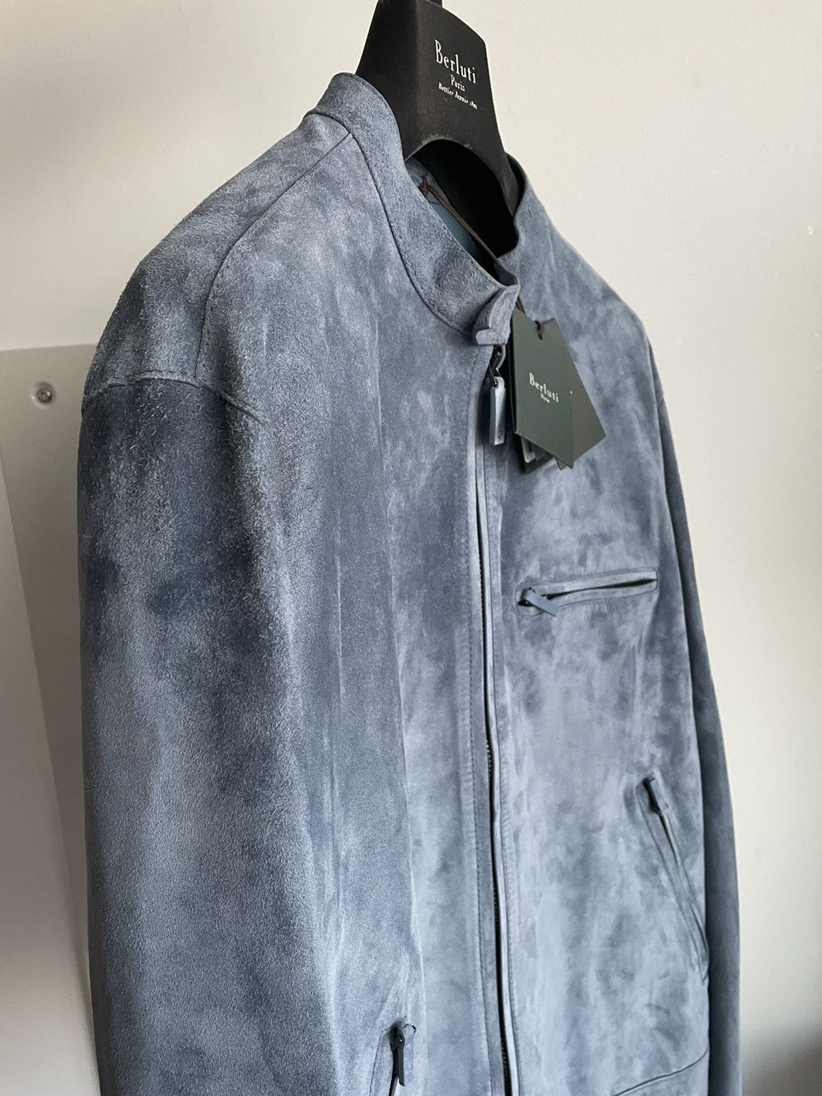 Berluti $7,000 Value Brand NEW Rare Suede Berluti Leather Jacket Size US XL / EU 56 / 4 - 22 Thumbnail