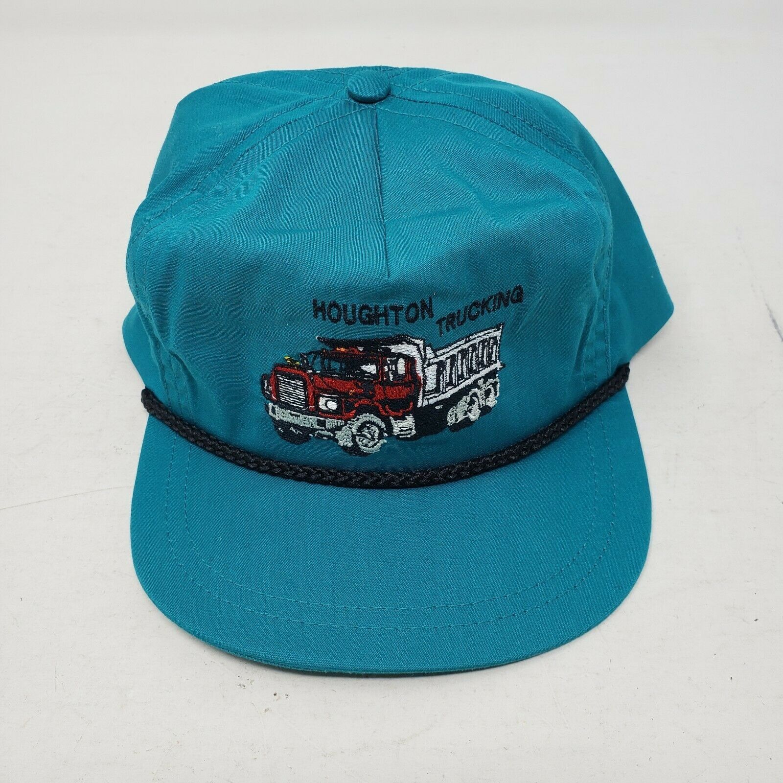 Vintage Houghton Trucking Strapback Trucker Baseball Hat