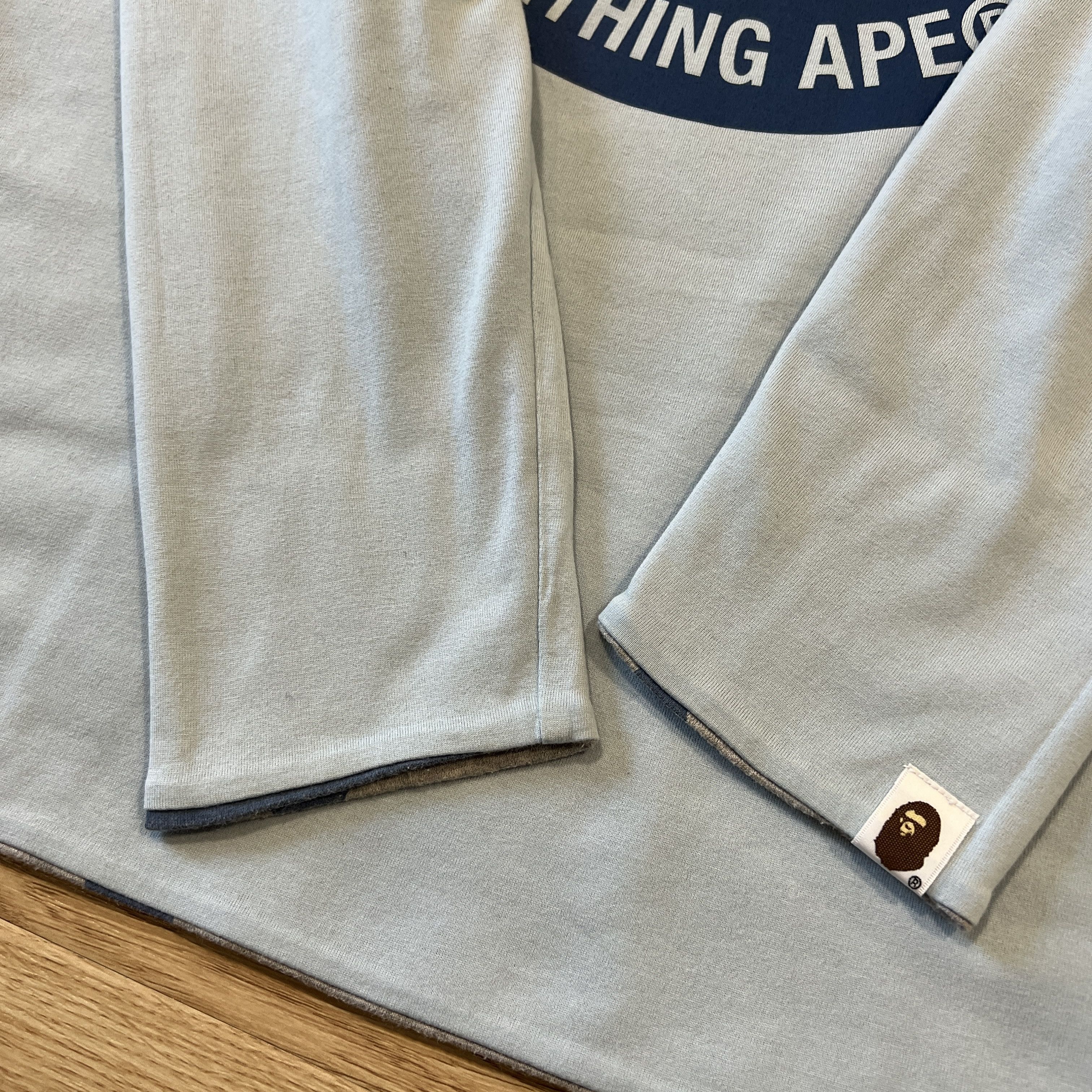 Bape Bape Sta Logo Reversible Long Sleeve Tee Size US M / EU 48-50 / 2 - 9 Thumbnail