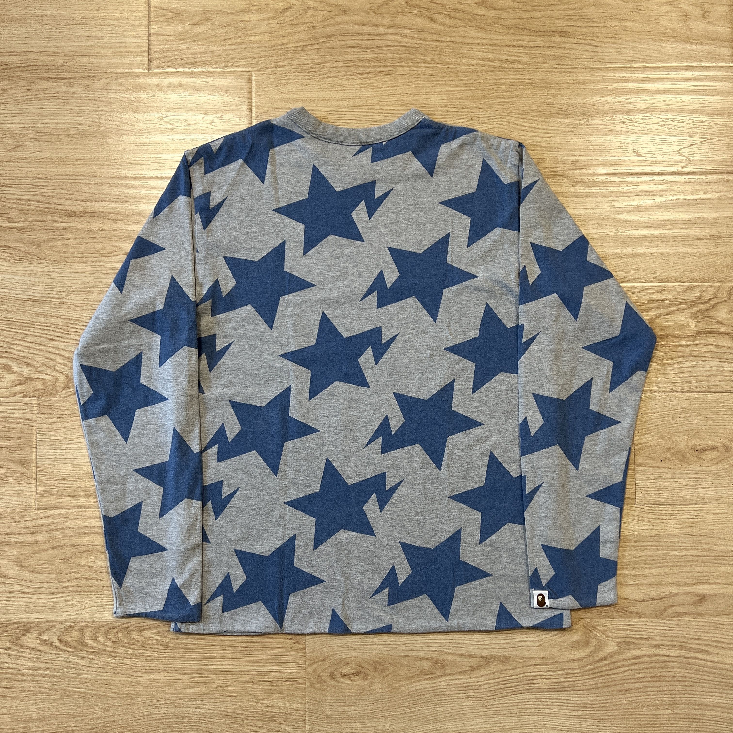 Bape Bape Sta Logo Reversible Long Sleeve Tee Size US M / EU 48-50 / 2 - 2 Thumbnail