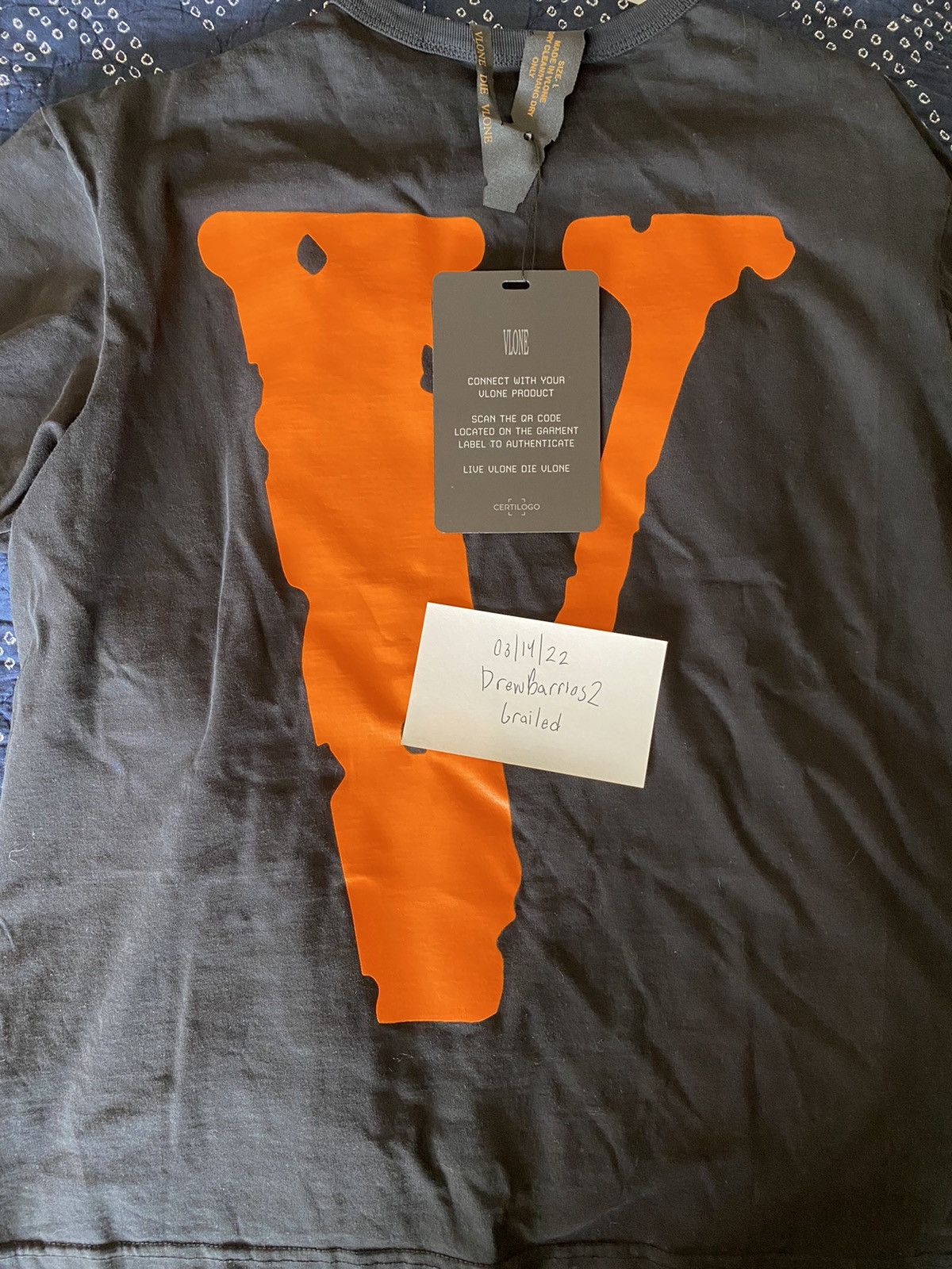 Vlone Vlone friends tee Size US L / EU 52-54 / 3 - 4 Thumbnail