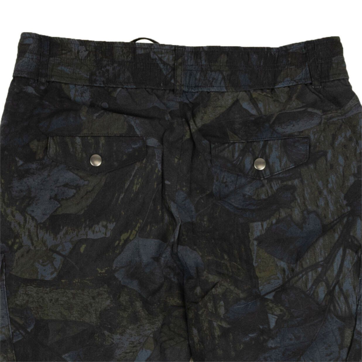 John Elliott Black & Navy Tree Camo Panorama Cargo Pants Size 1 Size US 32 / EU 48 - 4 Thumbnail