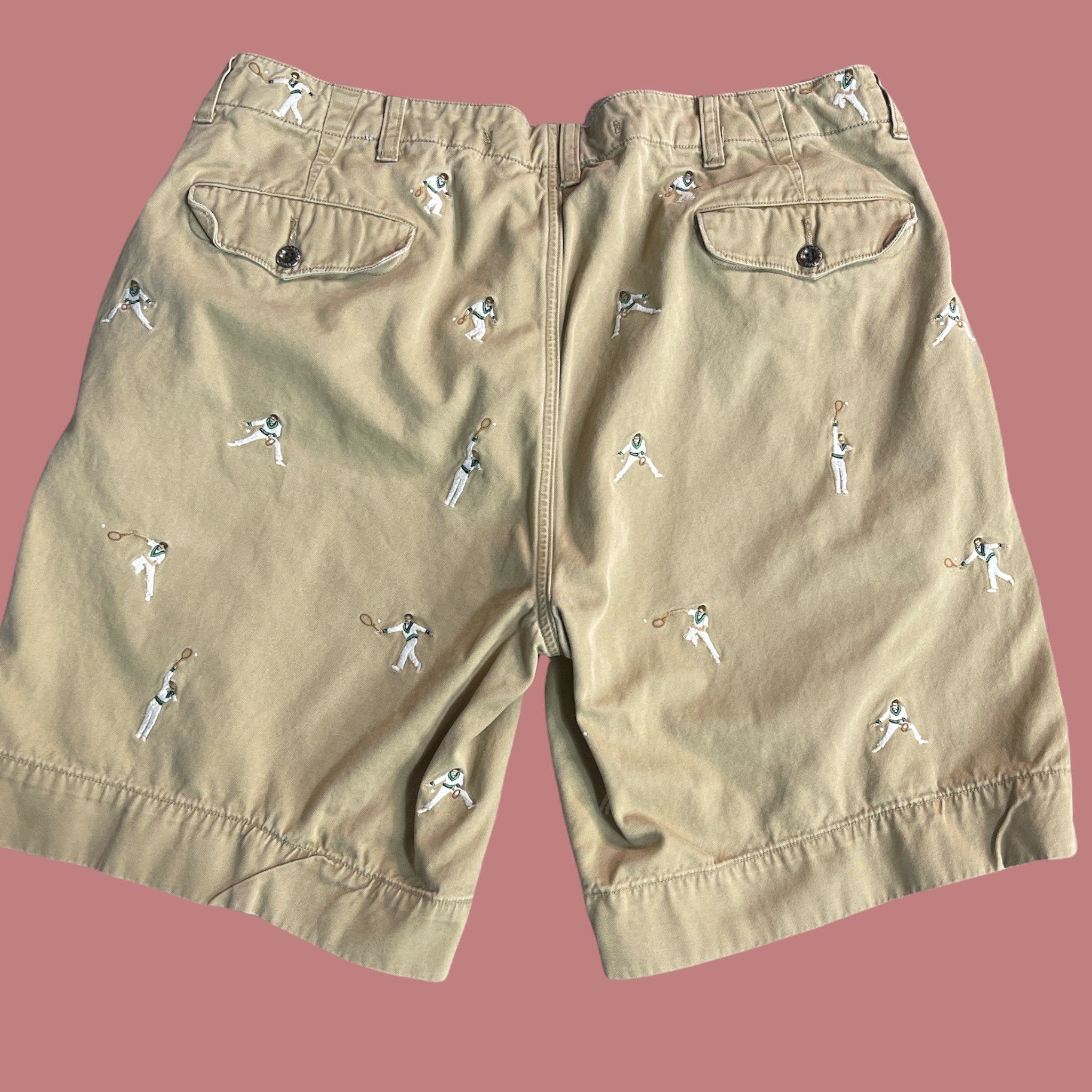 Polo Ralph Lauren Polo Ralph Lauren Khaki shorts size 36 Embroidered Tennis Size US 36 / EU 52 - 2 Thumbnail