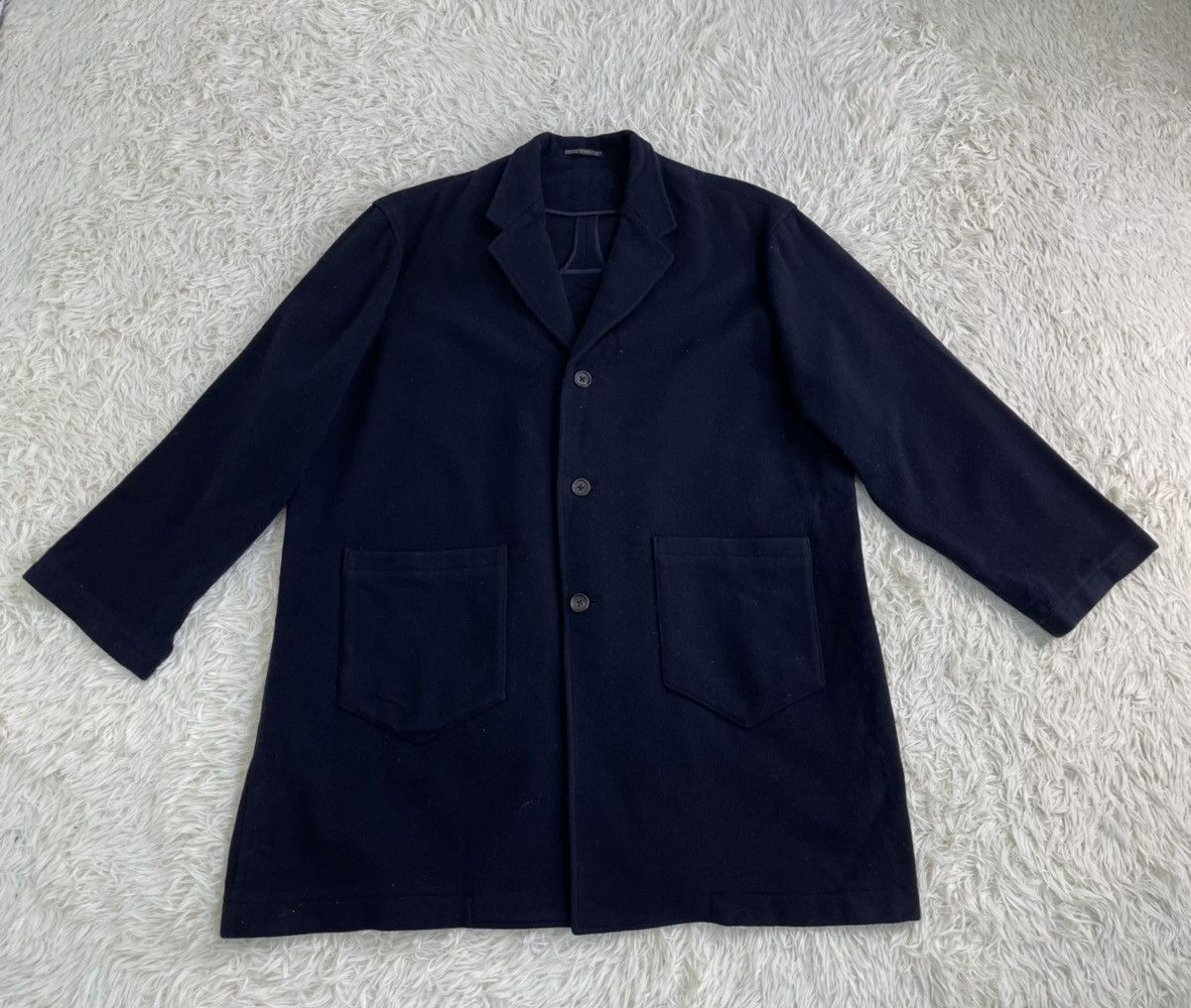 Yohji Yamamoto 🔥HOT ARCHIVE 🚀 VINTAGE YYPH 00” WOOL CASHMERE OVERSIZE Size US XL / EU 56 / 4 - 4 Thumbnail