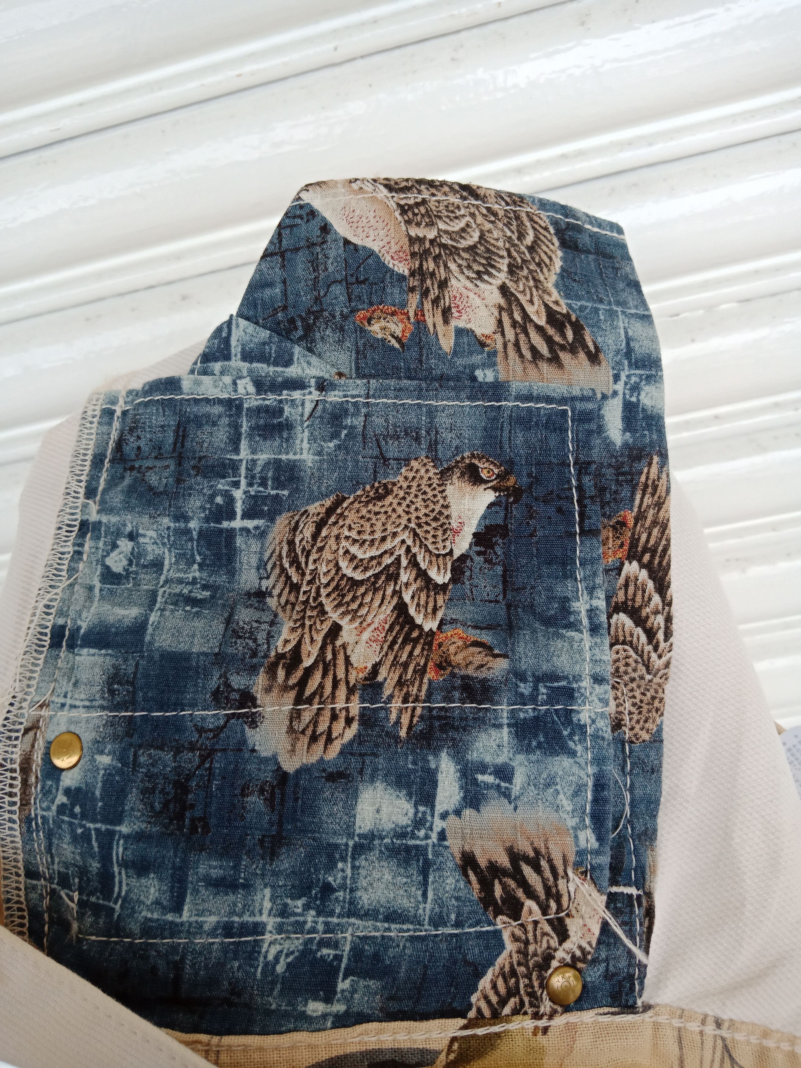Eternal Eternal Kimono Sashiko Falcon Eagle Size US 33 - 9 Thumbnail