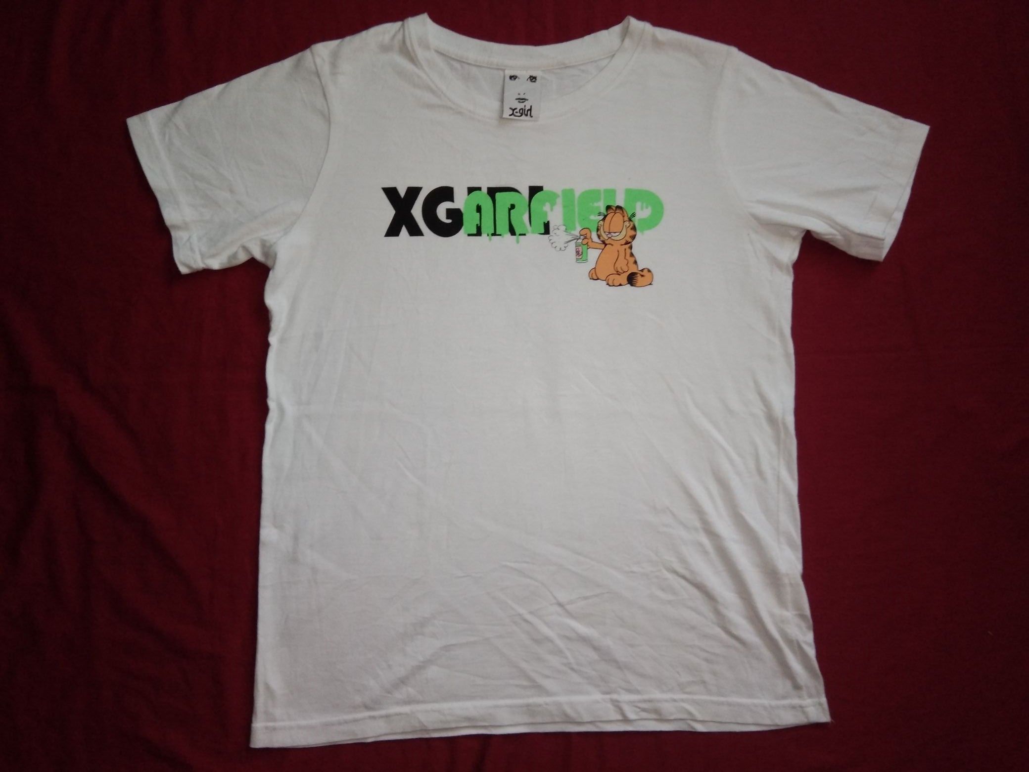 Japanese Brand X-Girl Garfield tshirt cartoon streetwear Kim Gordon Size US M / EU 48-50 / 2 - 3 Thumbnail